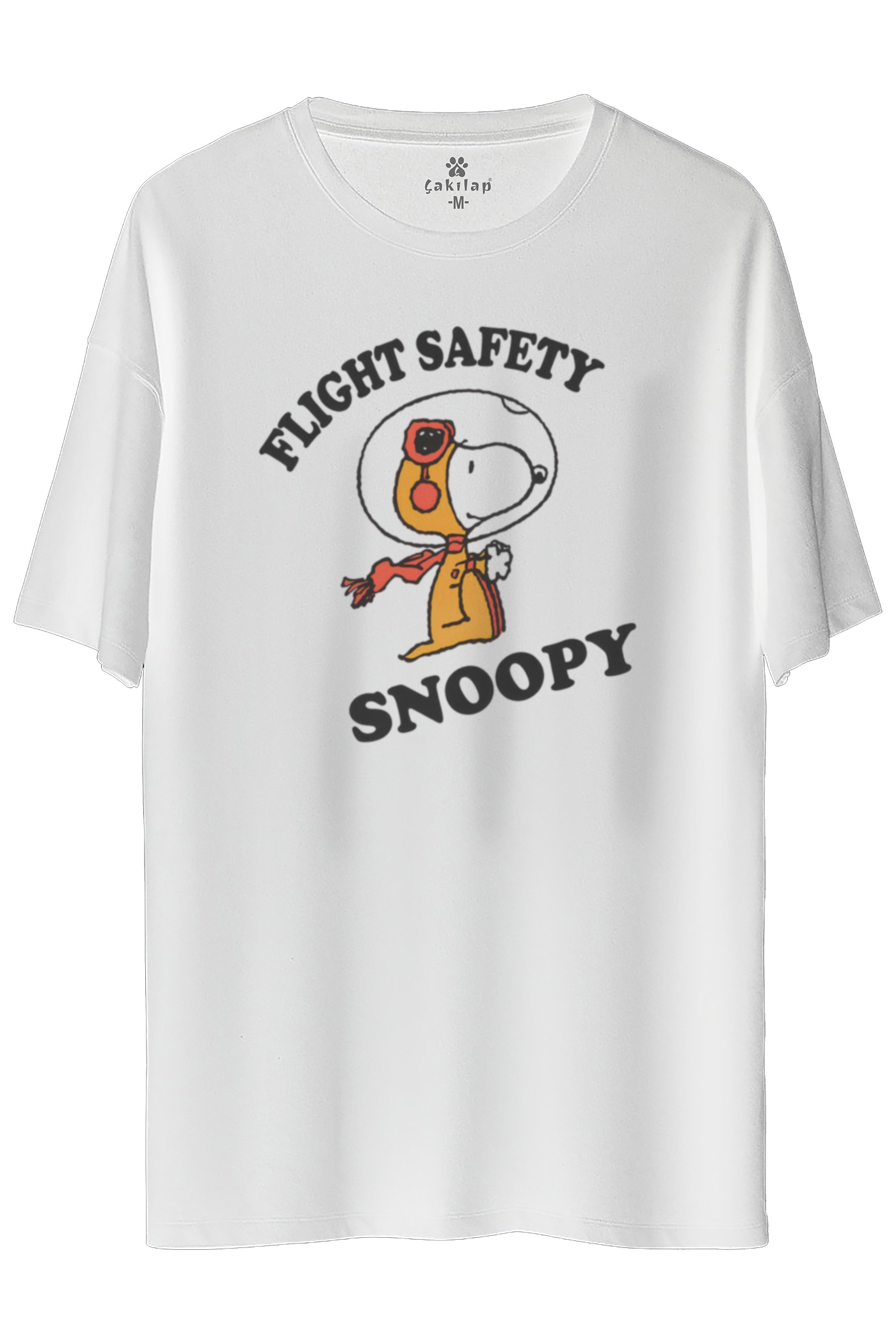 Snoopy Baskılı Oversize Tişört