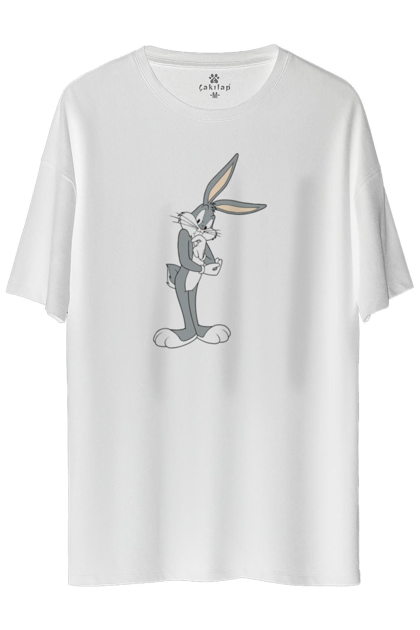 Bugs Bunny Baskılı Oversize Tişört