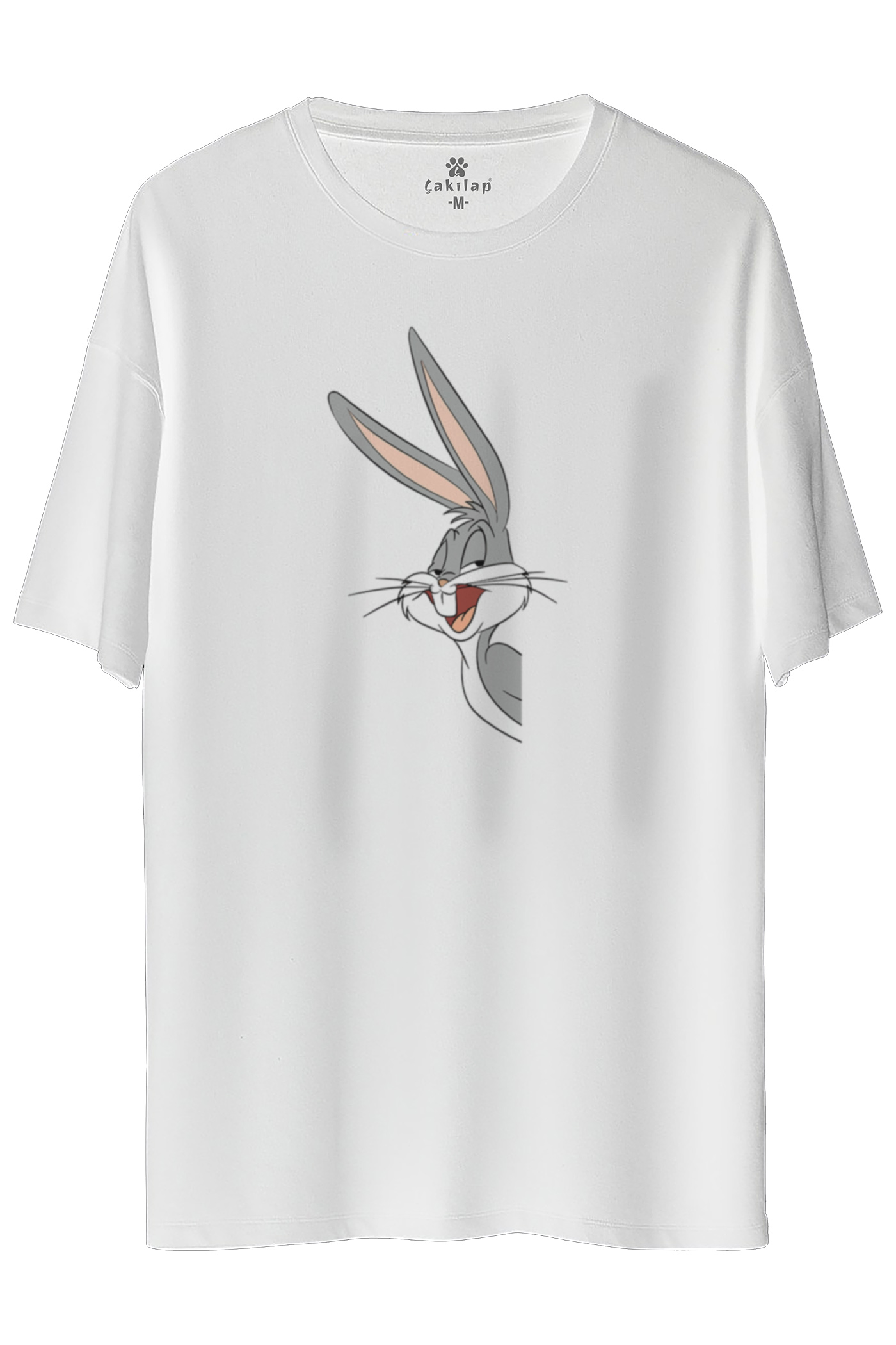 Bugs Bunny Baskılı Oversize Tişört
