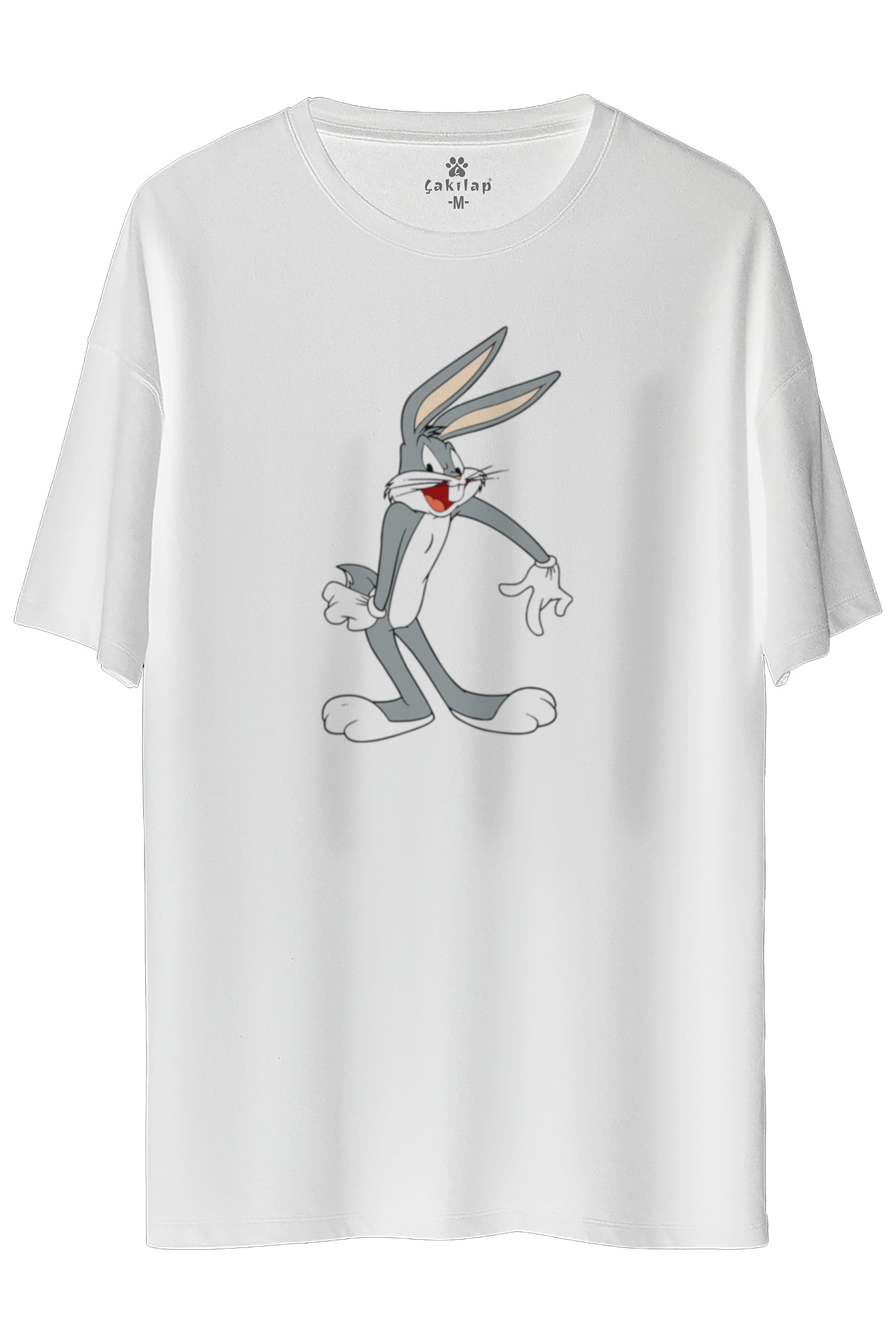 Bugs Bunny Baskılı Oversize Tişört