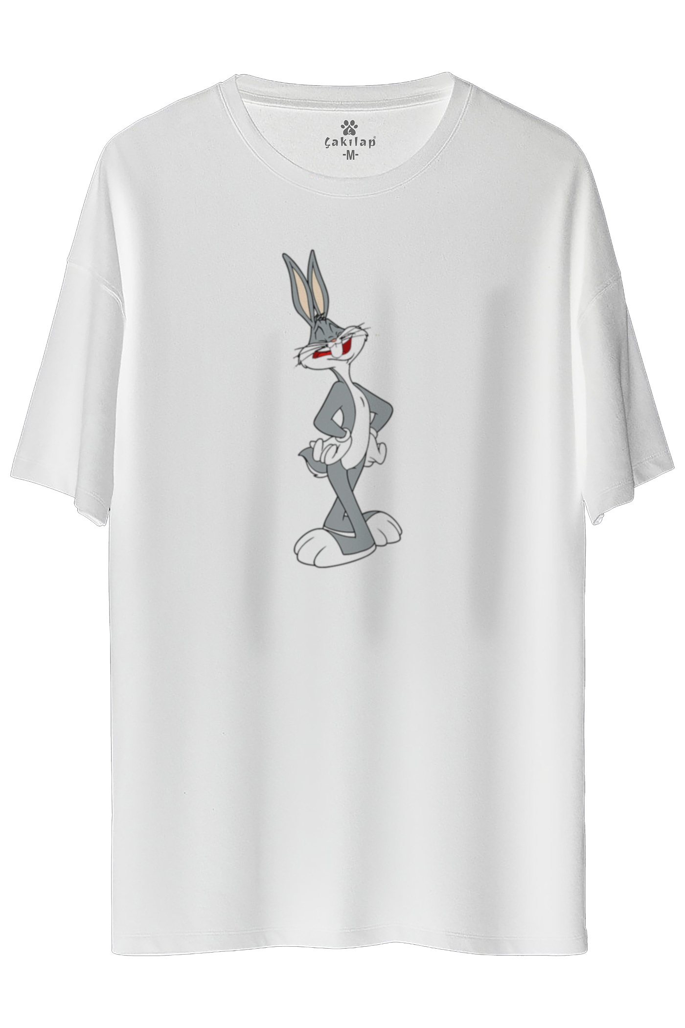 Bugs Bunny Baskılı Oversize Tişört