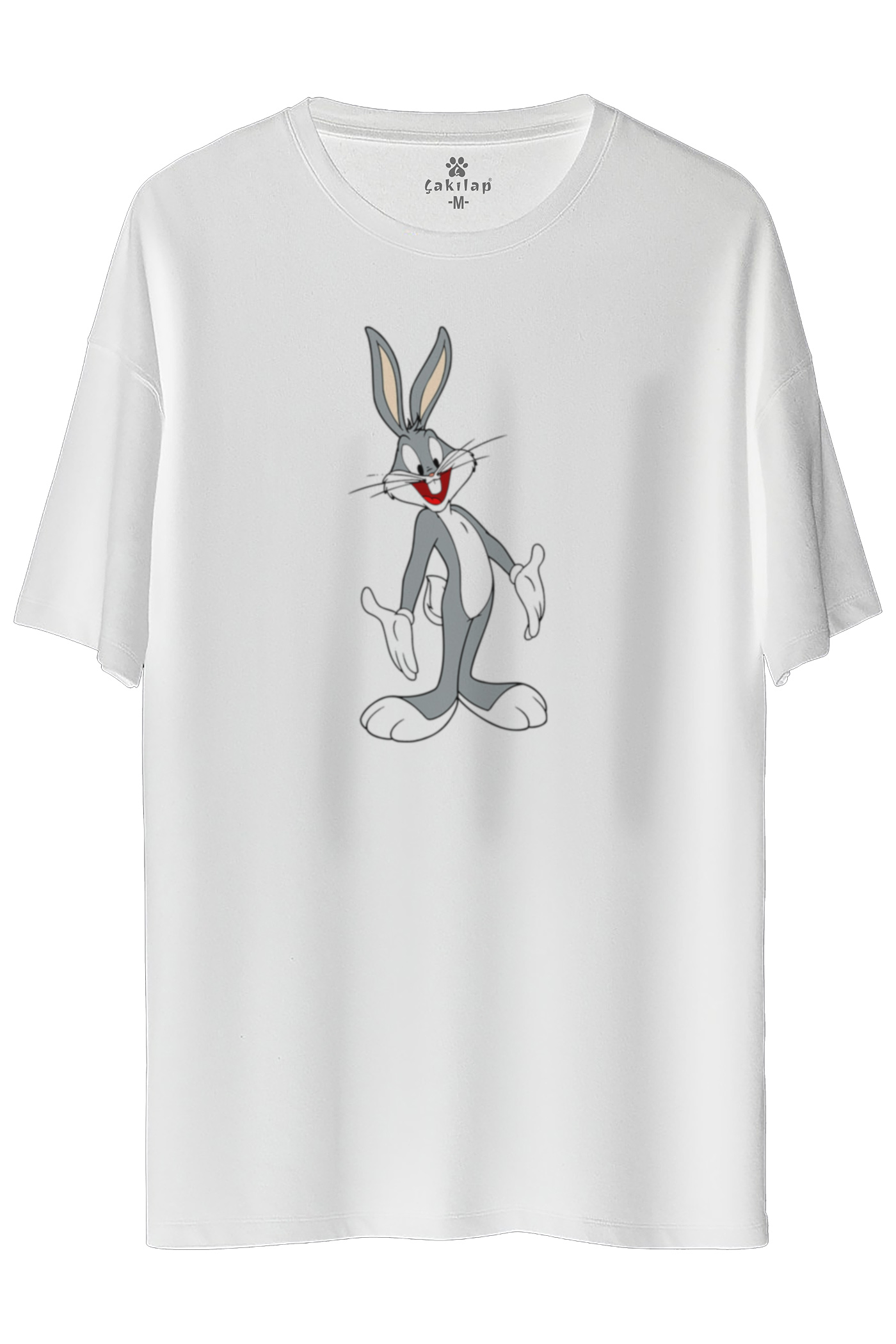 Bugs Bunny Baskılı Oversize Tişört