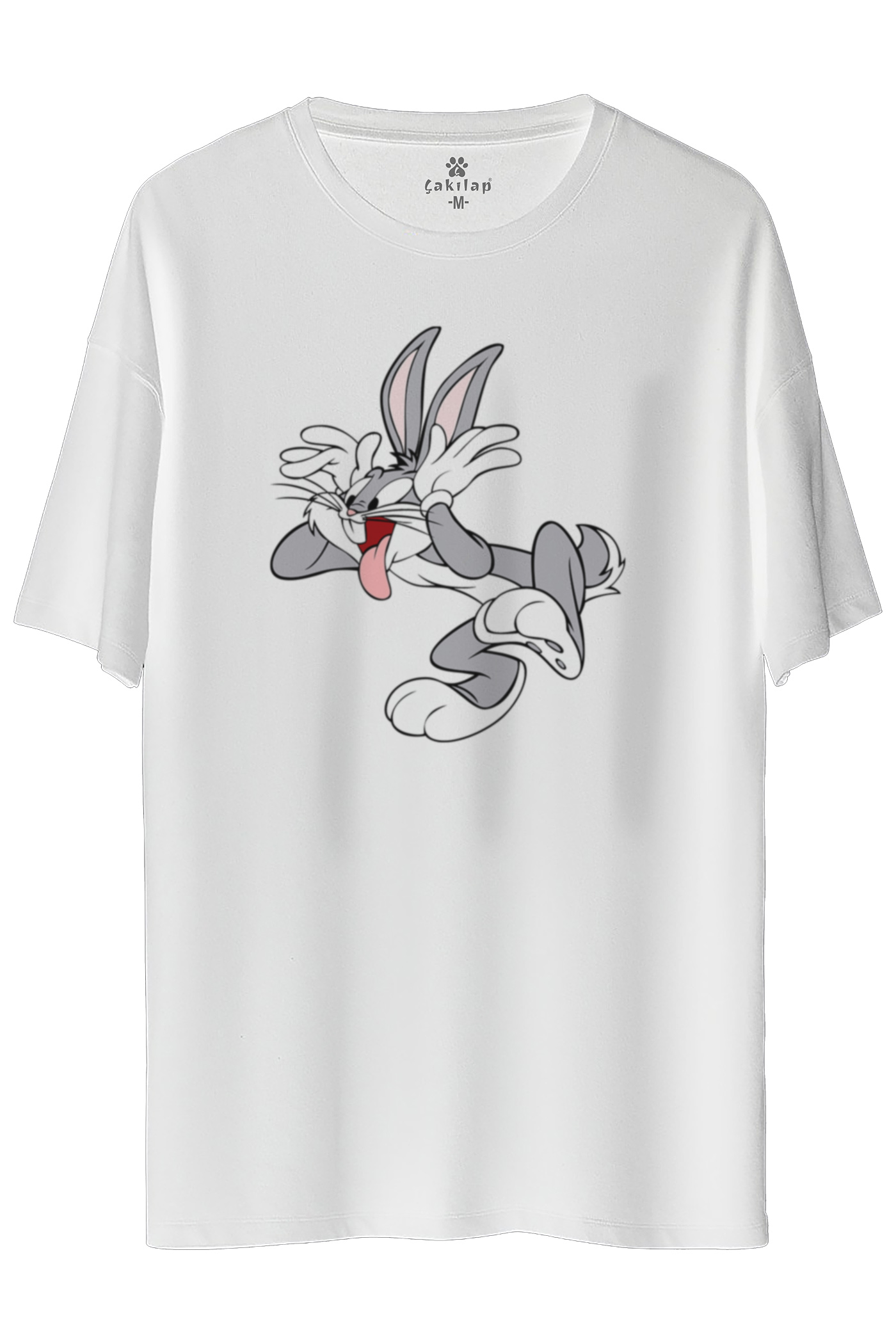 Bugs Bunny Baskılı Oversize Tişört