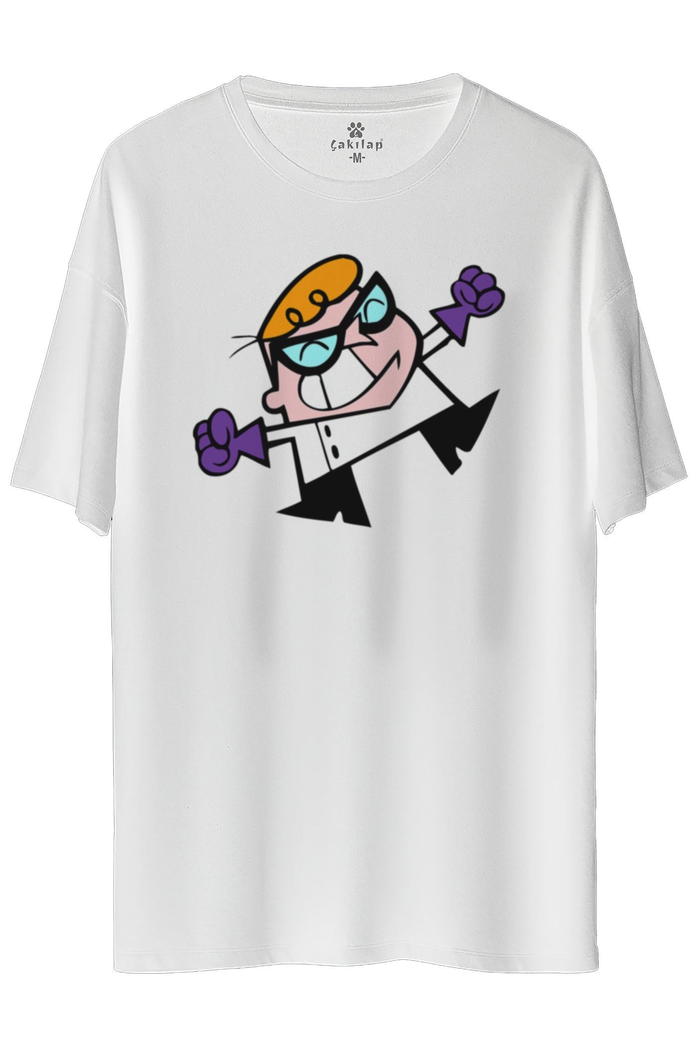 Dexter Baskılı Oversize Tişört