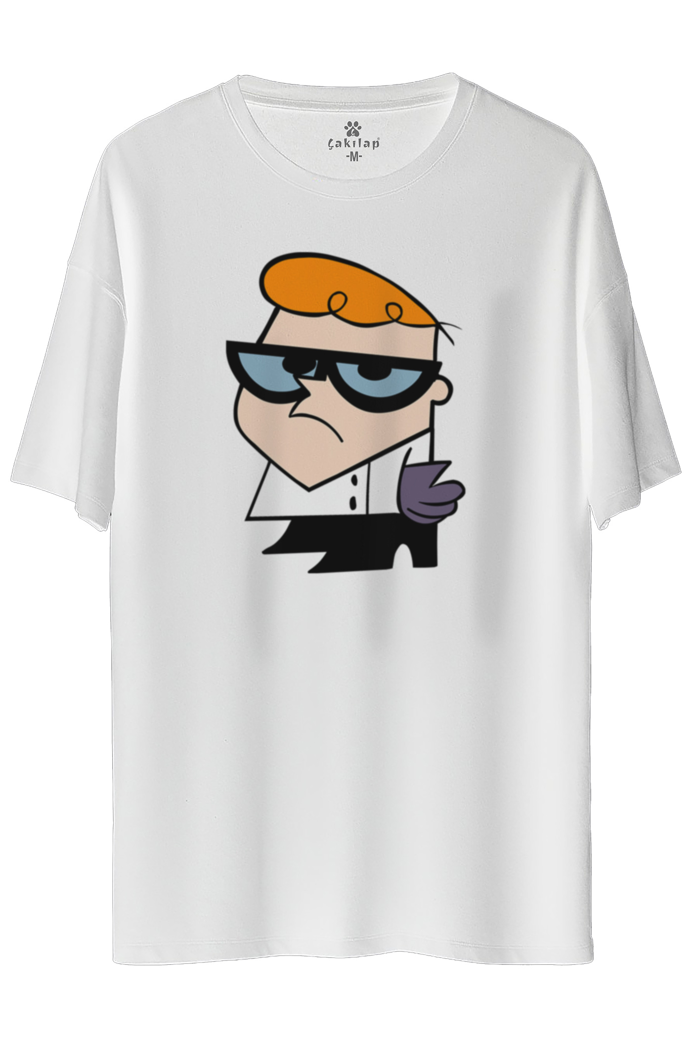 Dexter Baskılı Oversize Tişört