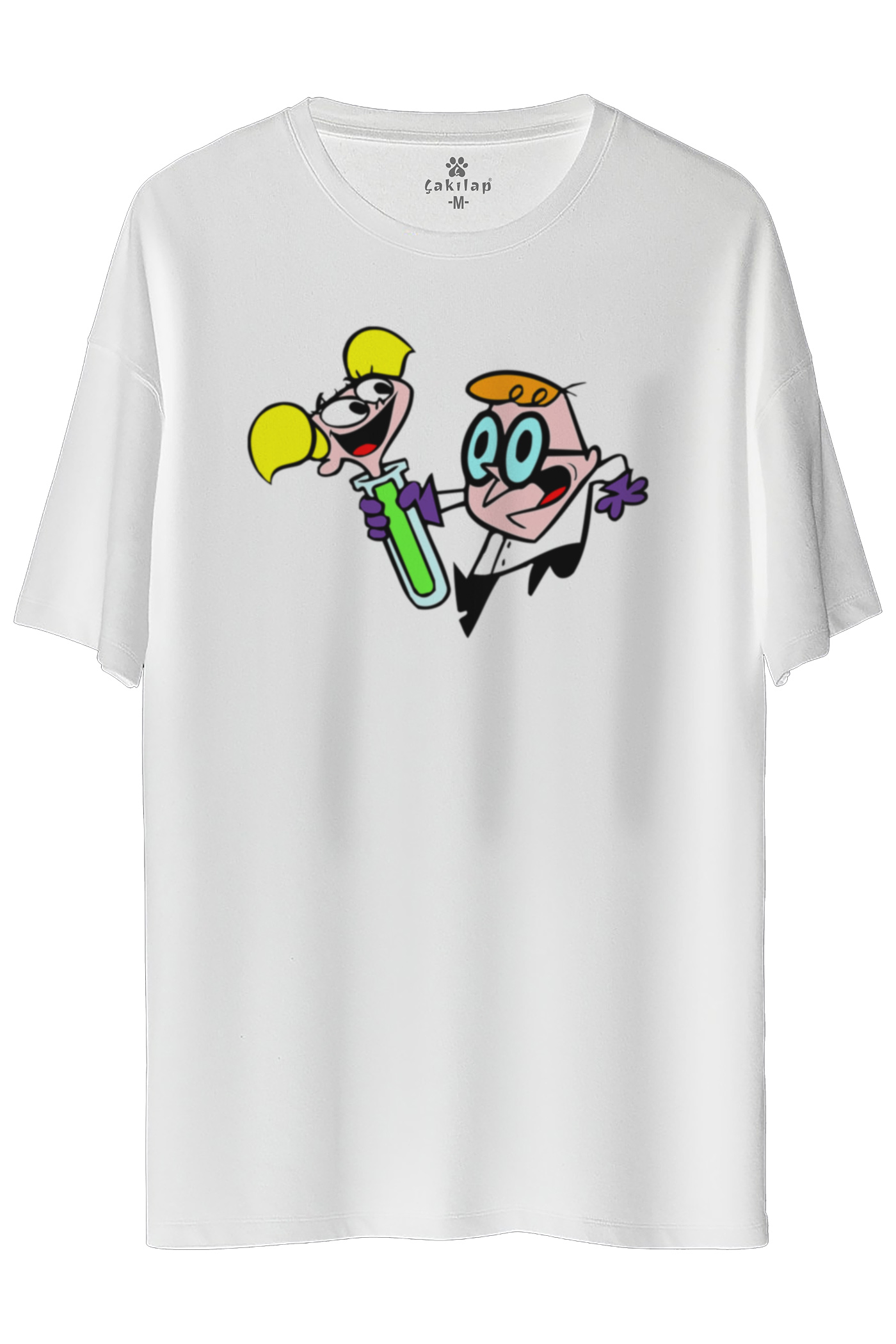 Dexter Baskılı Oversize Tişört