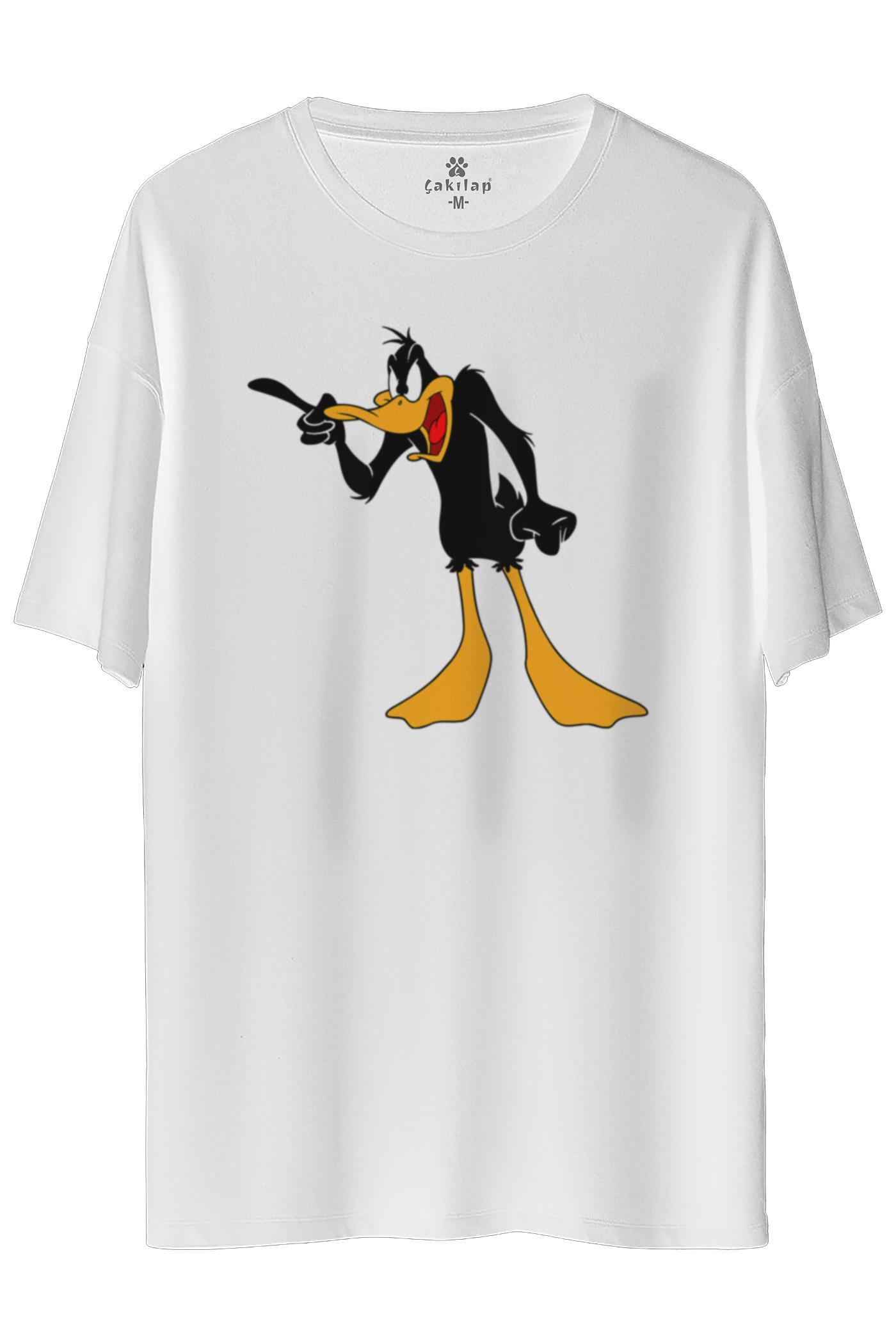 Daffy Duck Baskılı Oversize Tişört