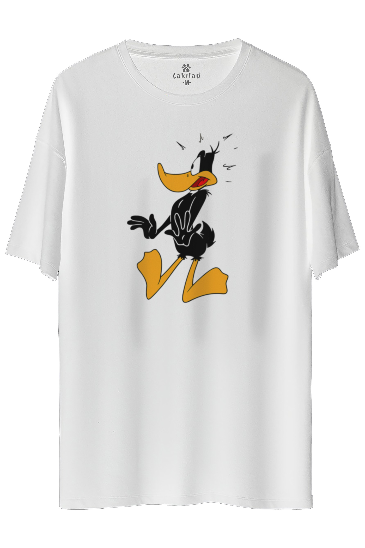 Daffy Duck Baskılı Oversize Tişört