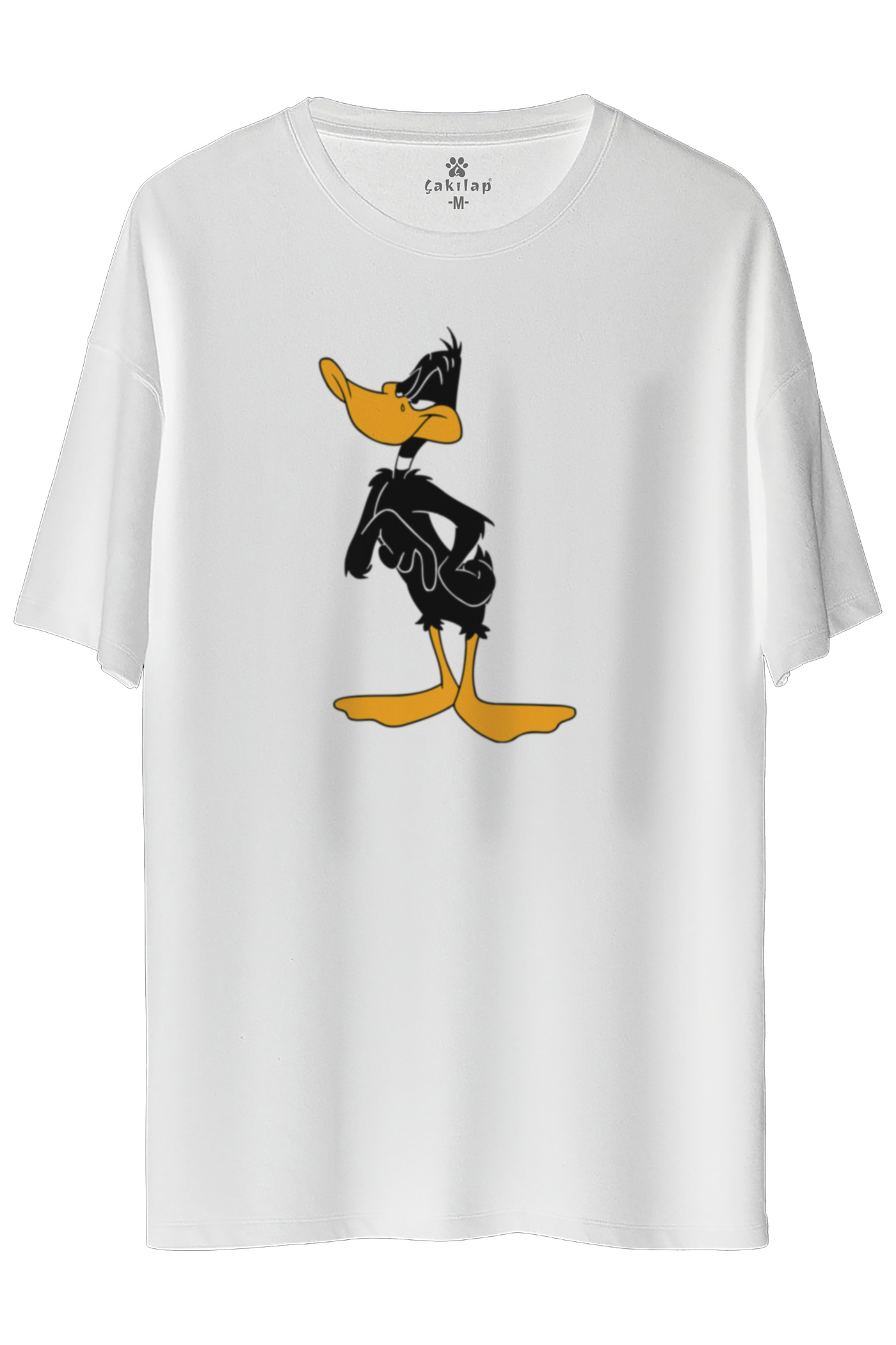 Daffy Duck Baskılı Oversize Tişört