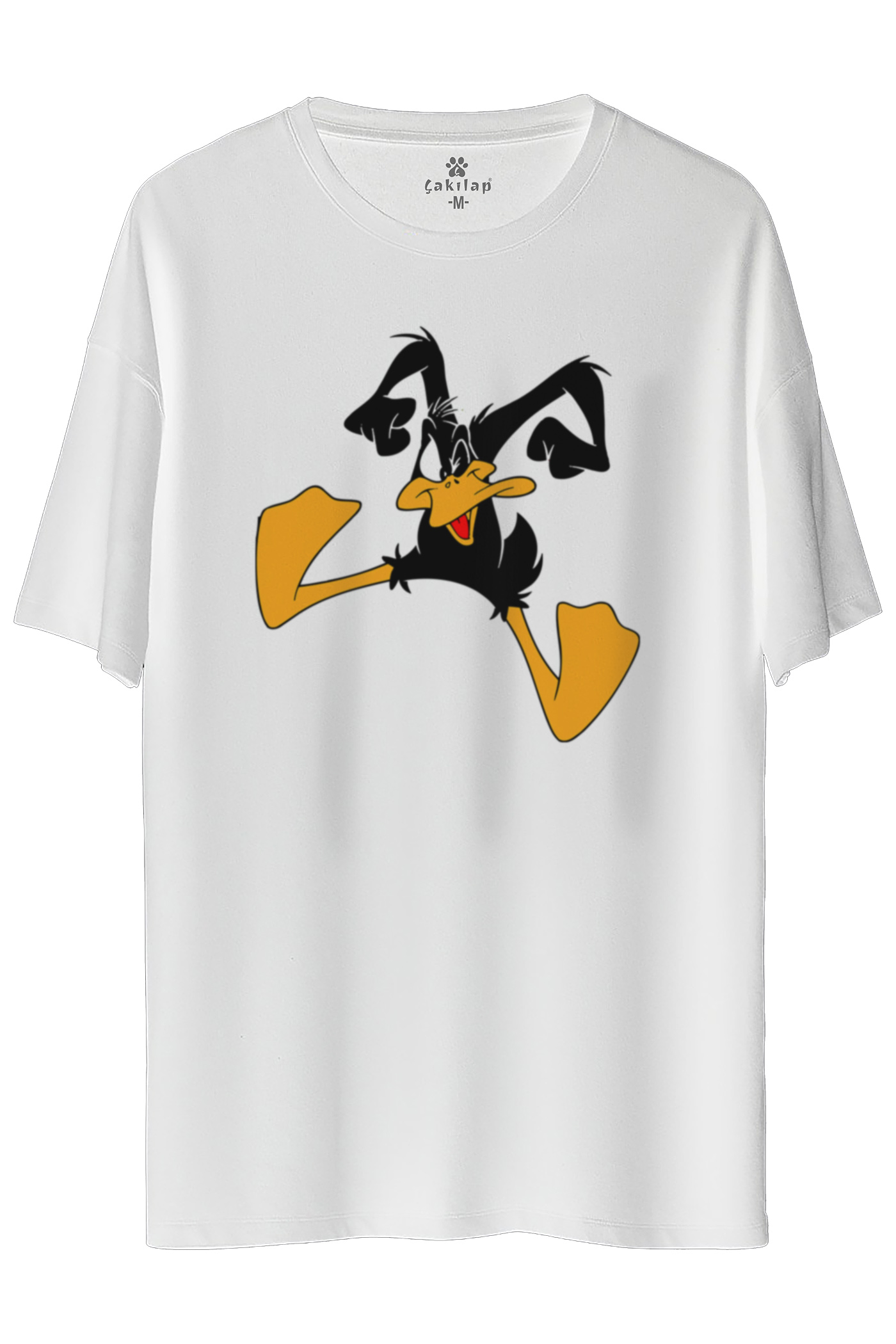 Daffy Duck Baskılı Oversize Tişört