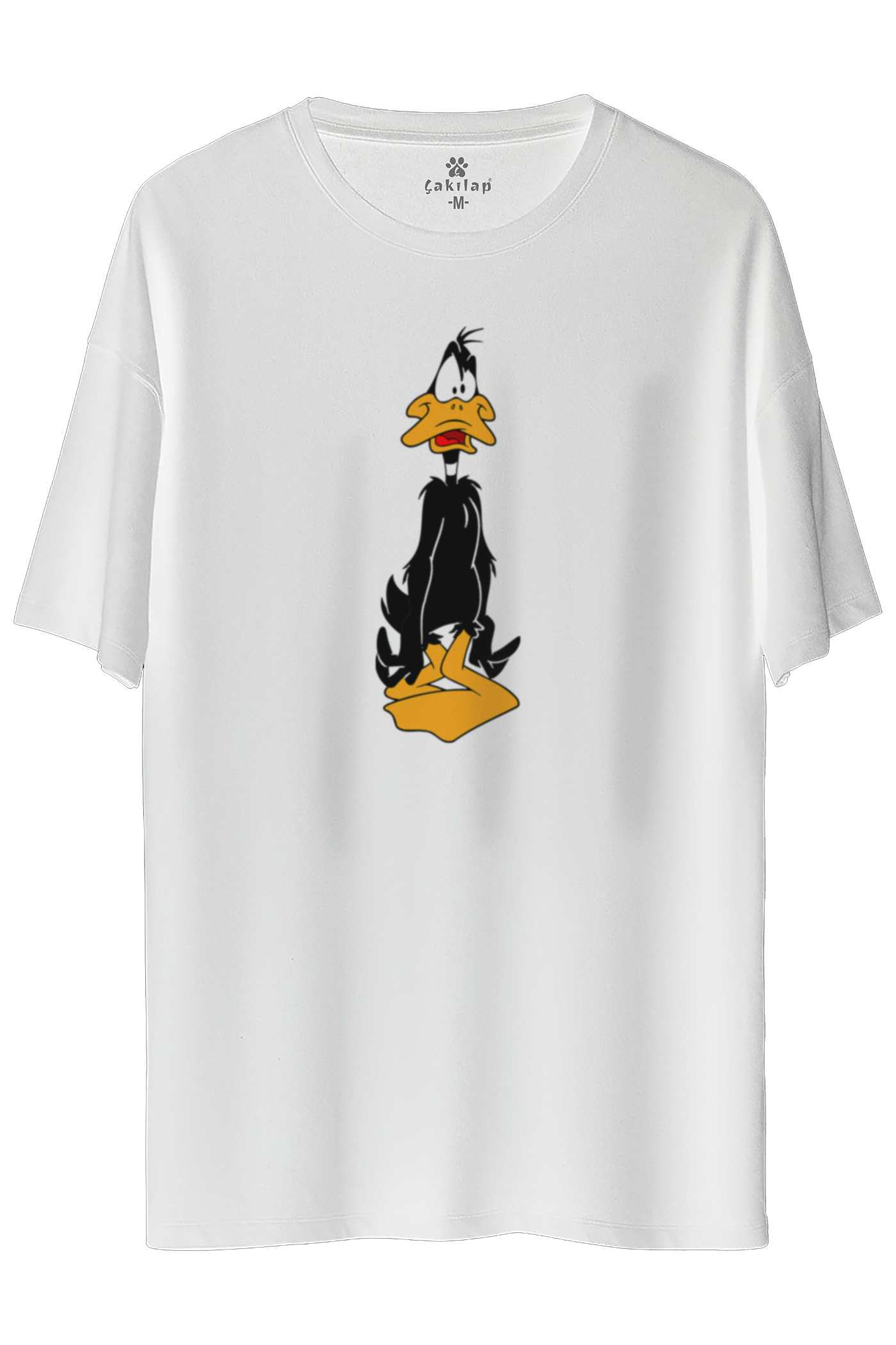 Daffy Duck Baskılı Oversize Tişört