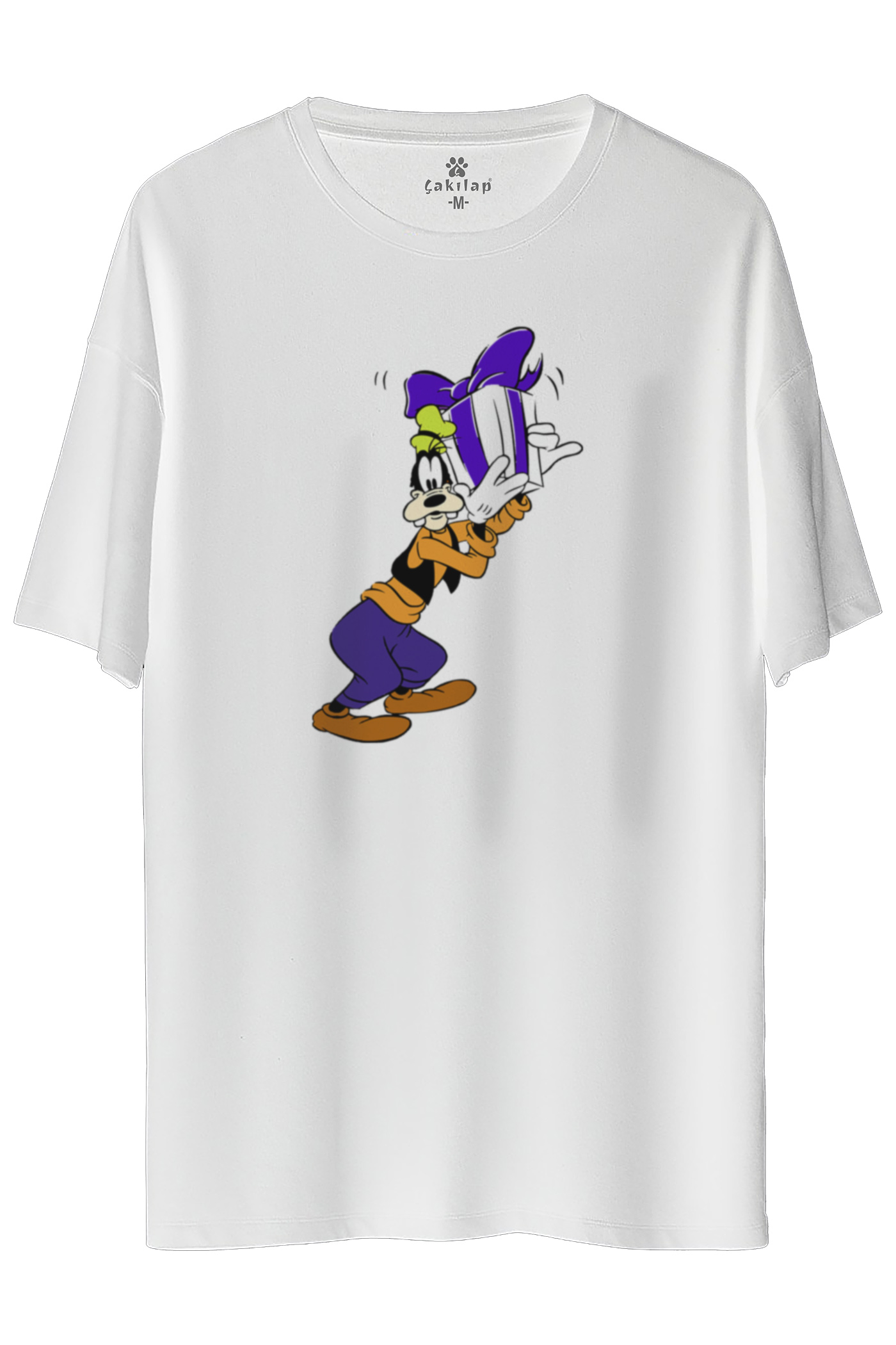 Goofy Baskılı Oversize Tişört