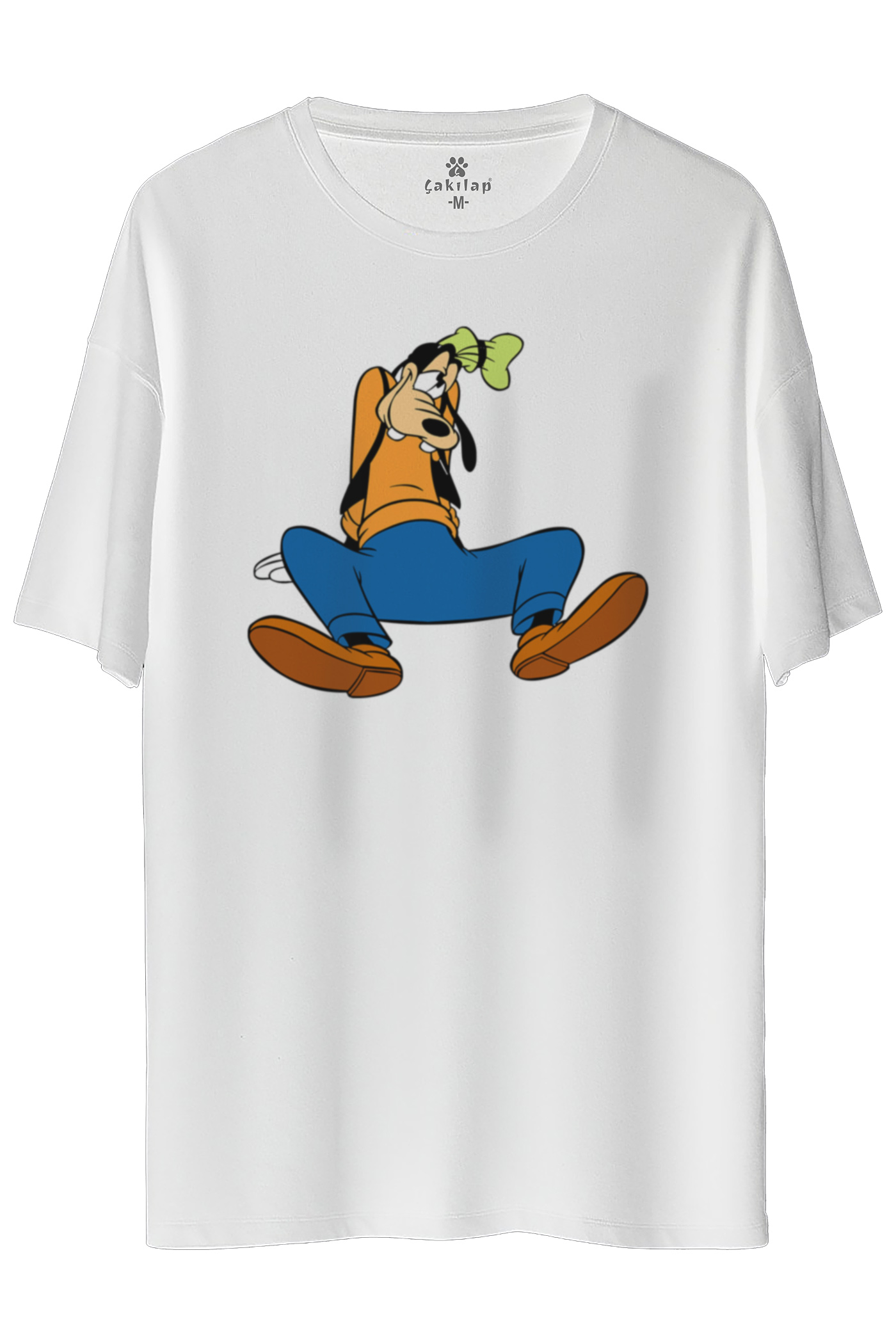 Goofy Baskılı Oversize Tişört