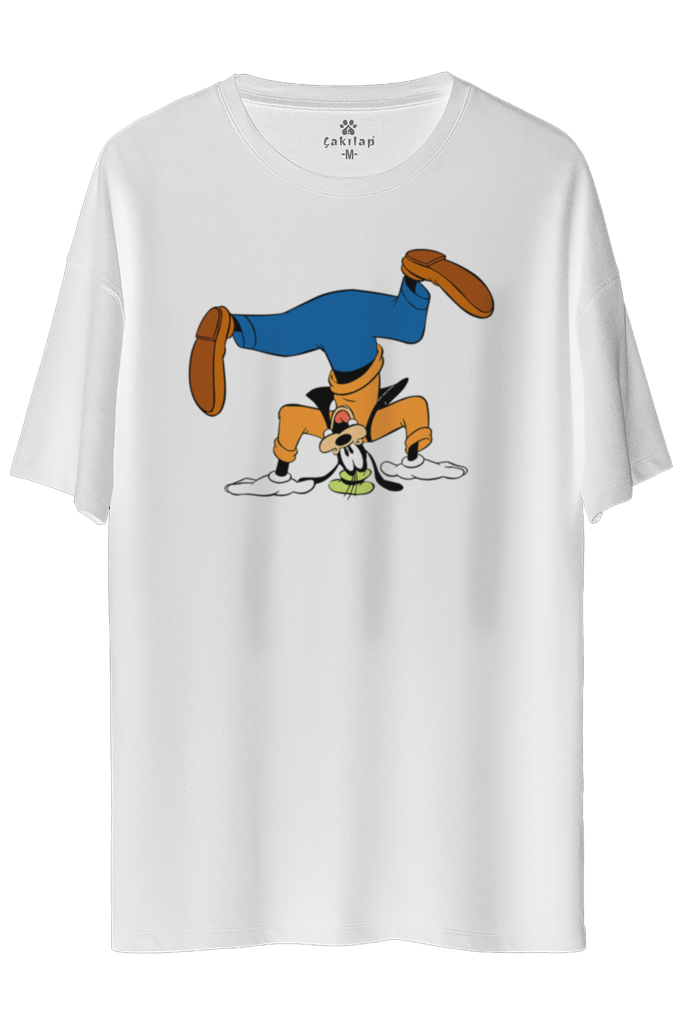 Goofy Baskılı Oversize Tişört