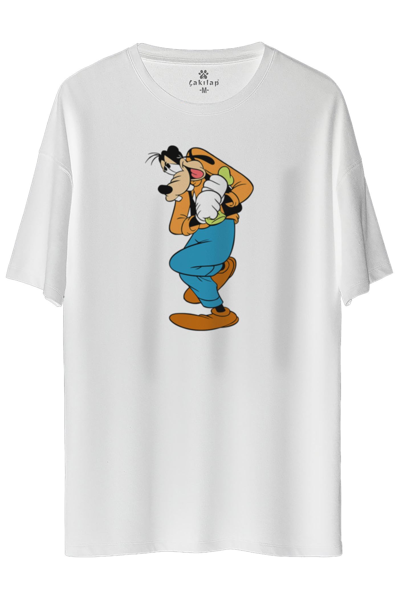 Goofy Baskılı Oversize Tişört