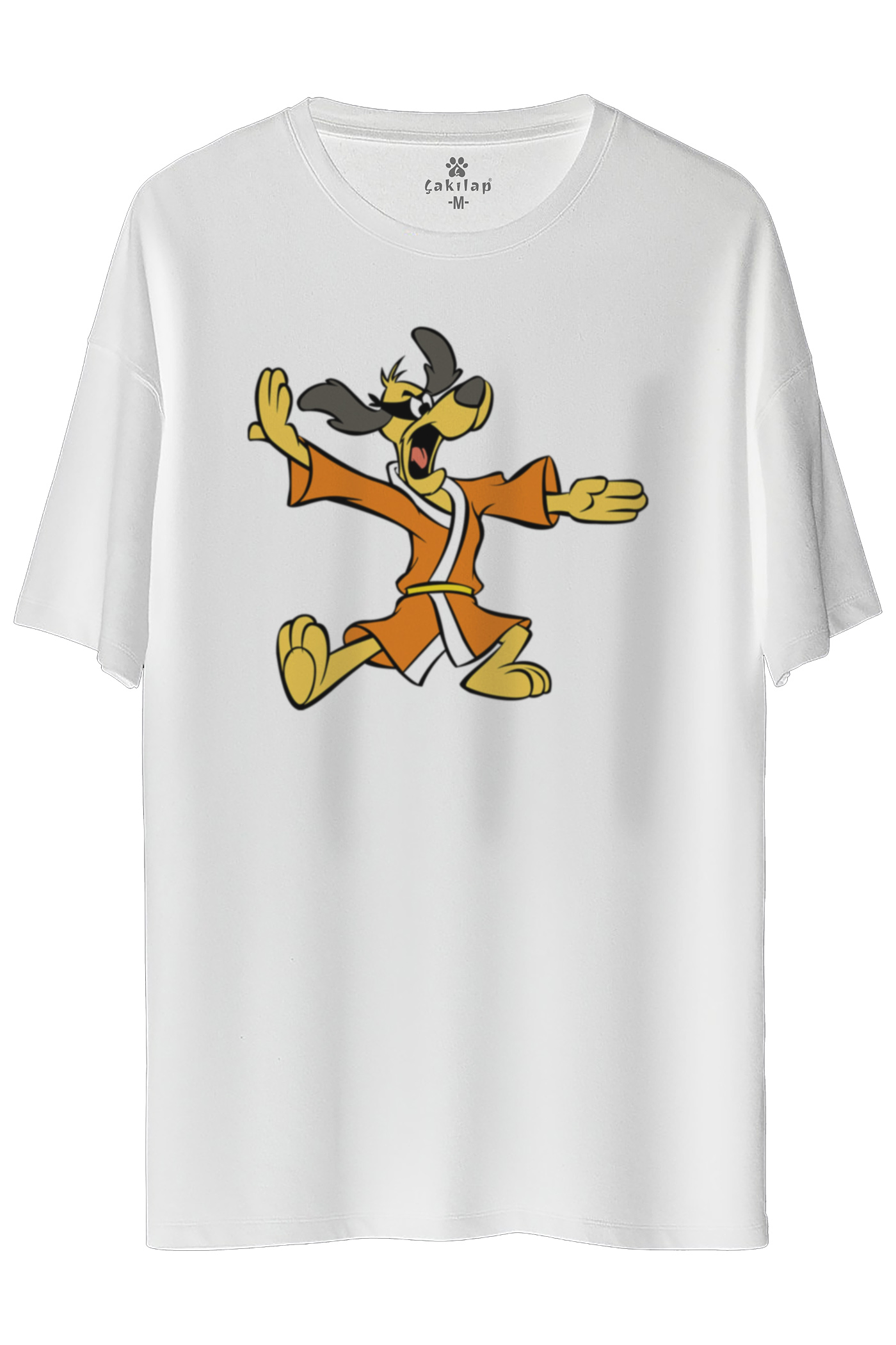 Hong Kong Phooey Baskılı Oversize Tişört