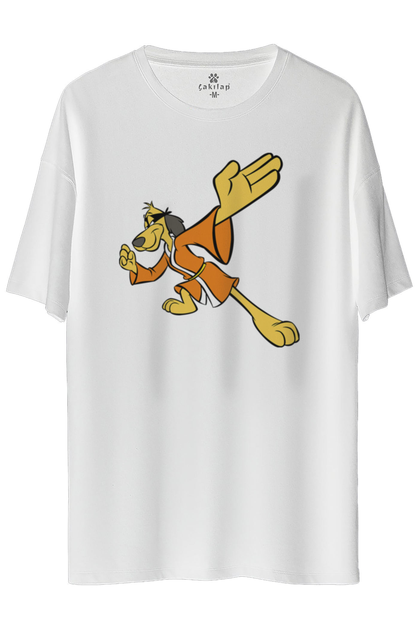 Hong Kong Phooey Baskılı Oversize Tişört