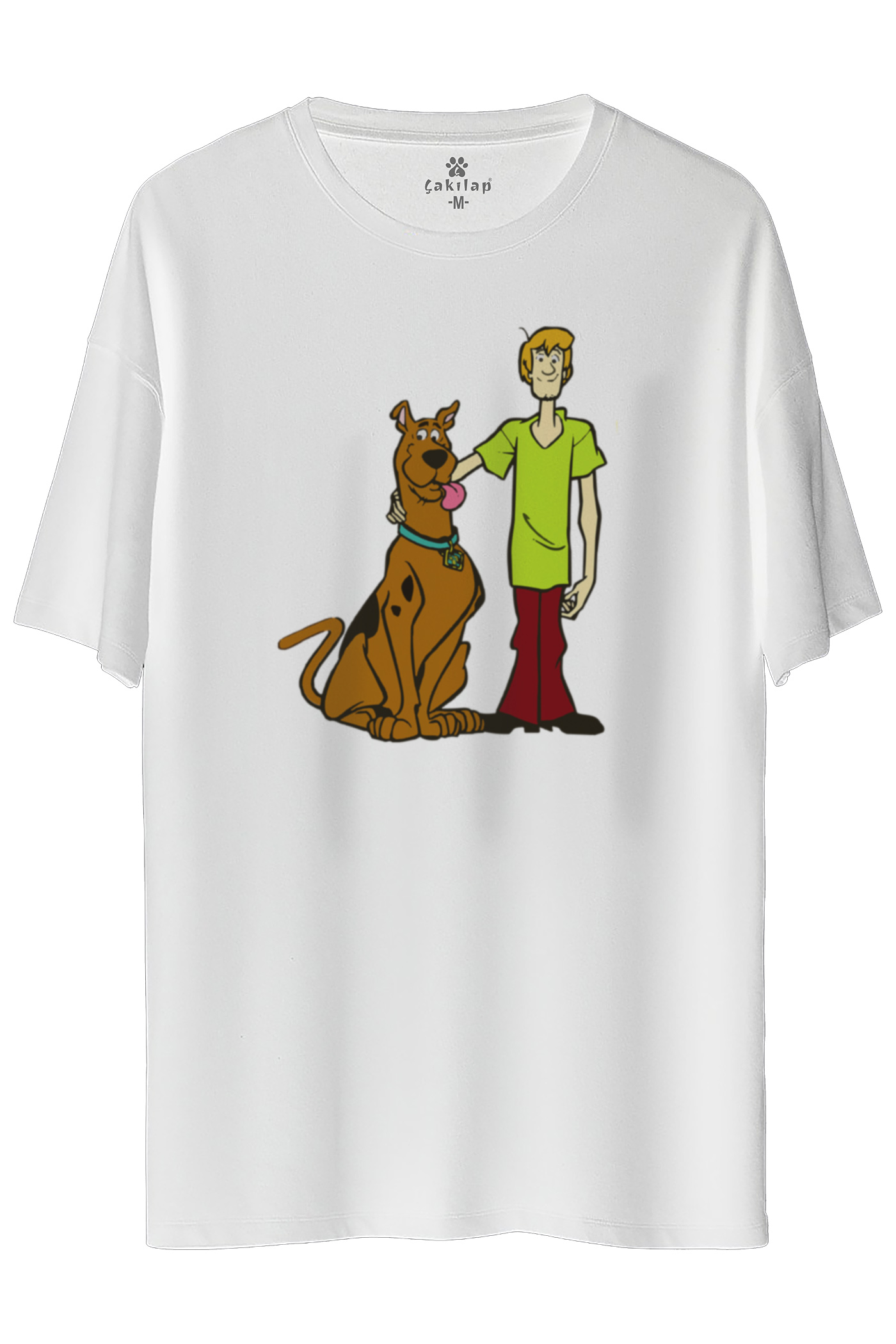 Scooby Doo Baskılı Oversize Tişört