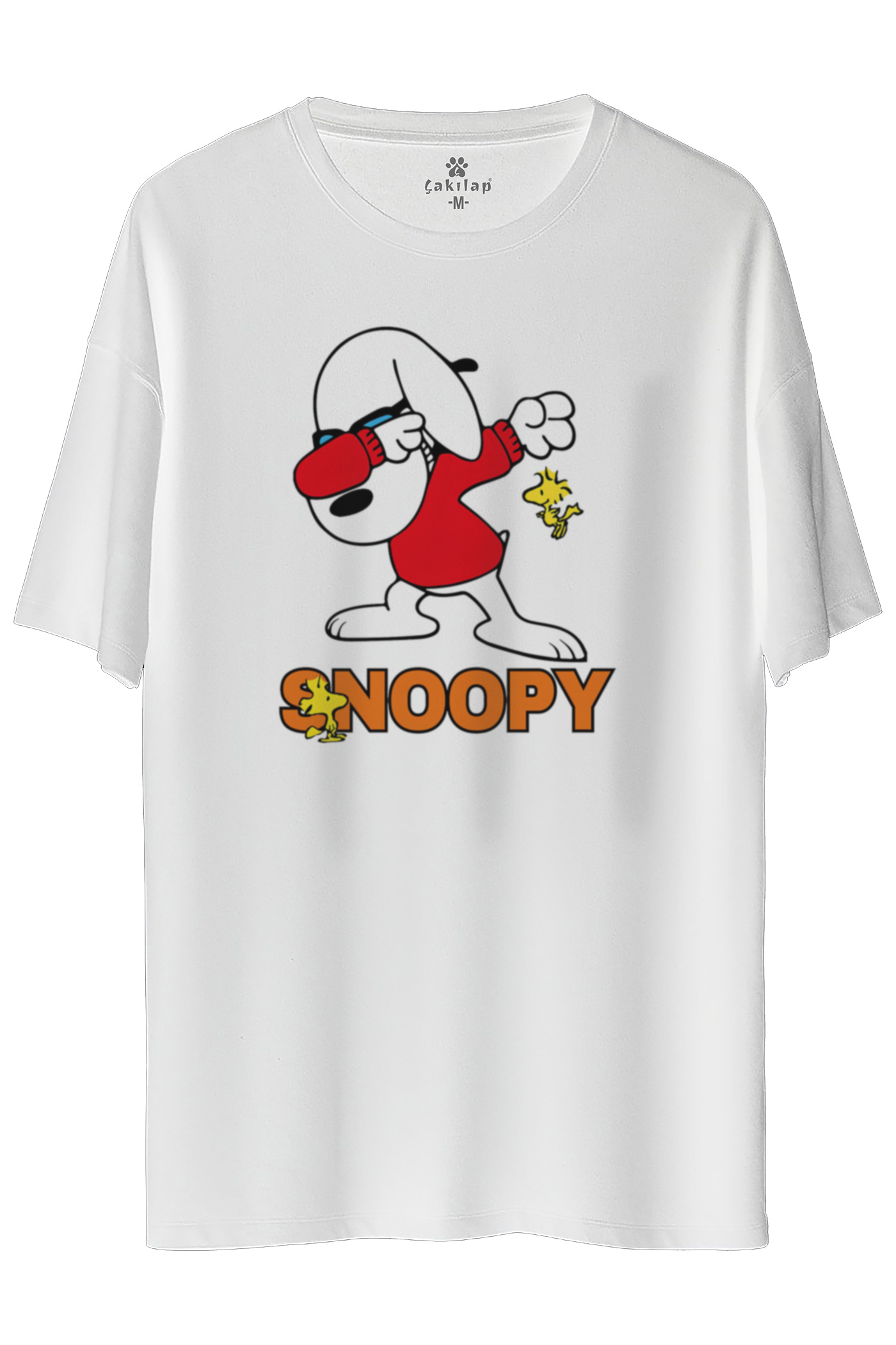 Snoopy Baskılı Oversize Tişört