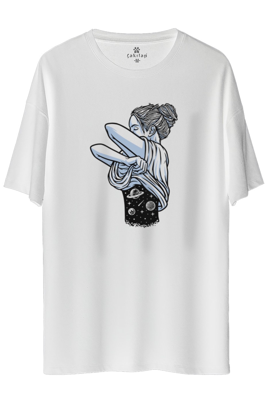 Macera-Doğa Baskılı Oversize Tişört