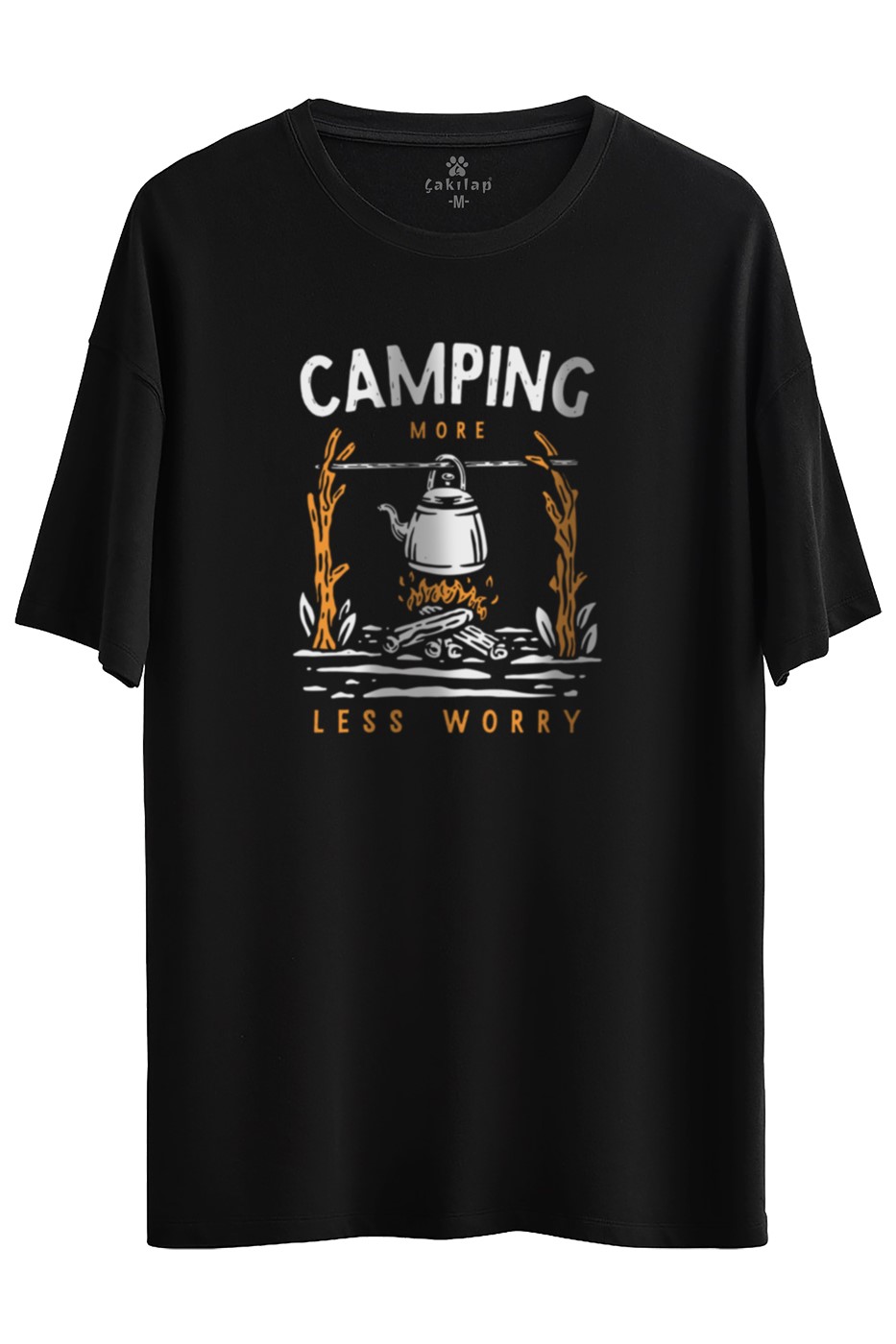 Macera-Doğa Baskılı Oversize Tişört