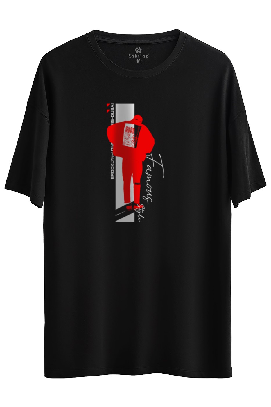 Famaus Style Baskılı Oversize Tişört