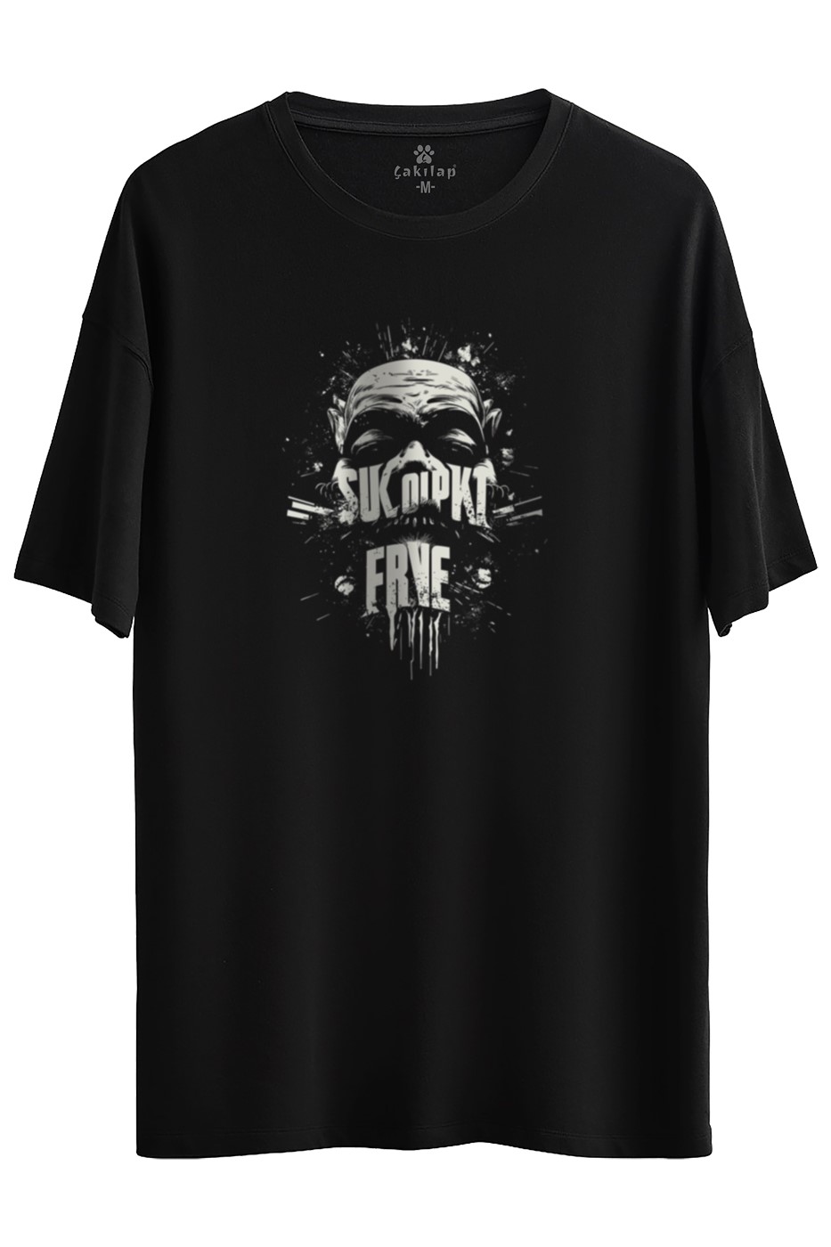 Custom Baskılı Oversize Tişört
