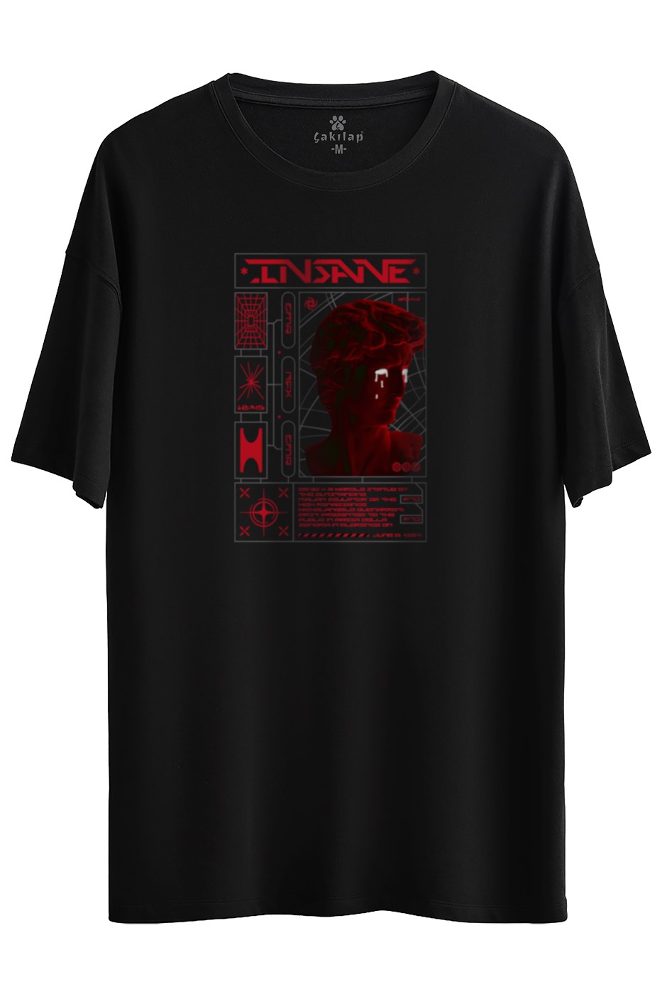 Custom Baskılı Oversize Tişört