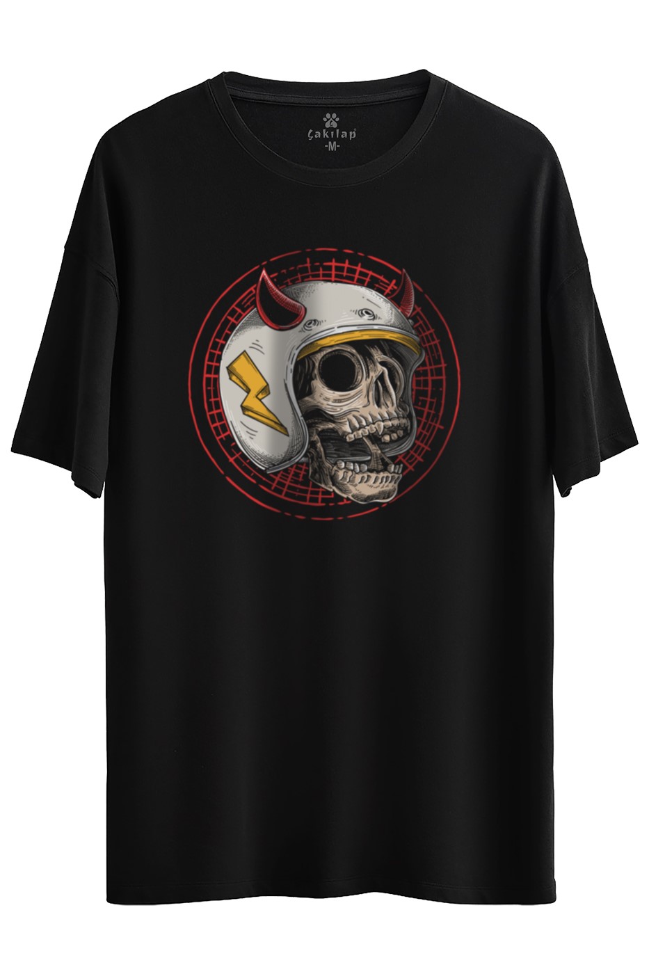 Kuru Kafa  Baskılı Oversize Tişört