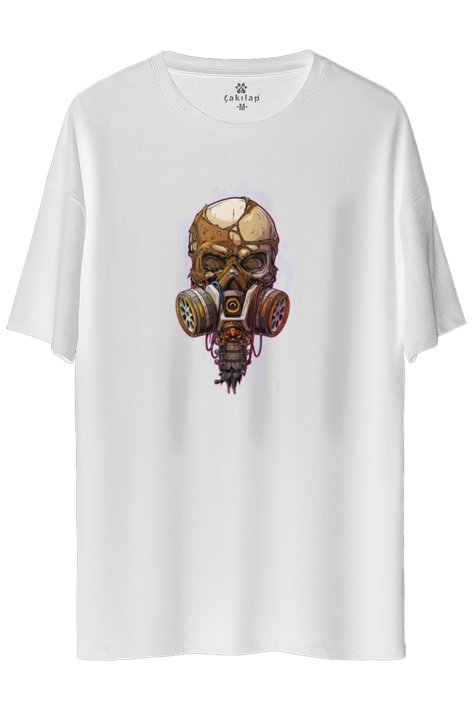 Kuru Kafa  Baskılı Oversize Tişört