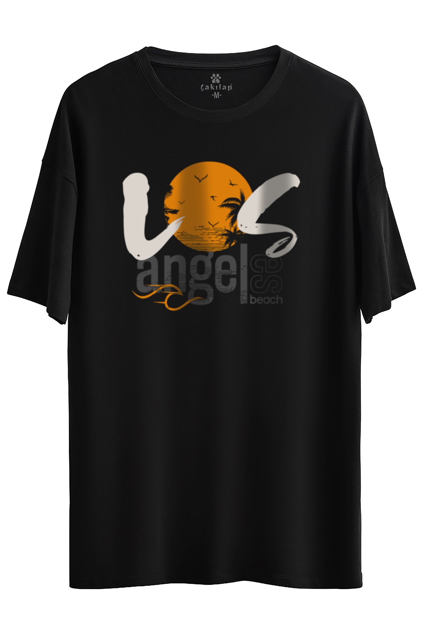 Hope Baskılı Oversize Tişört