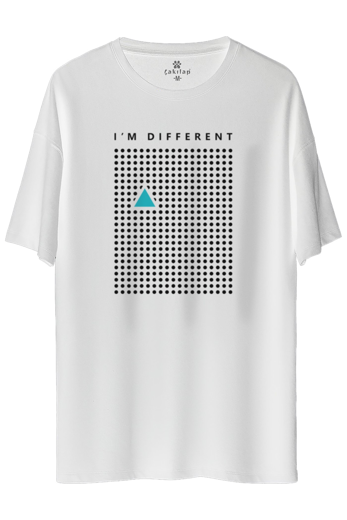 I'm Different  Baskılı Oversize Tişört