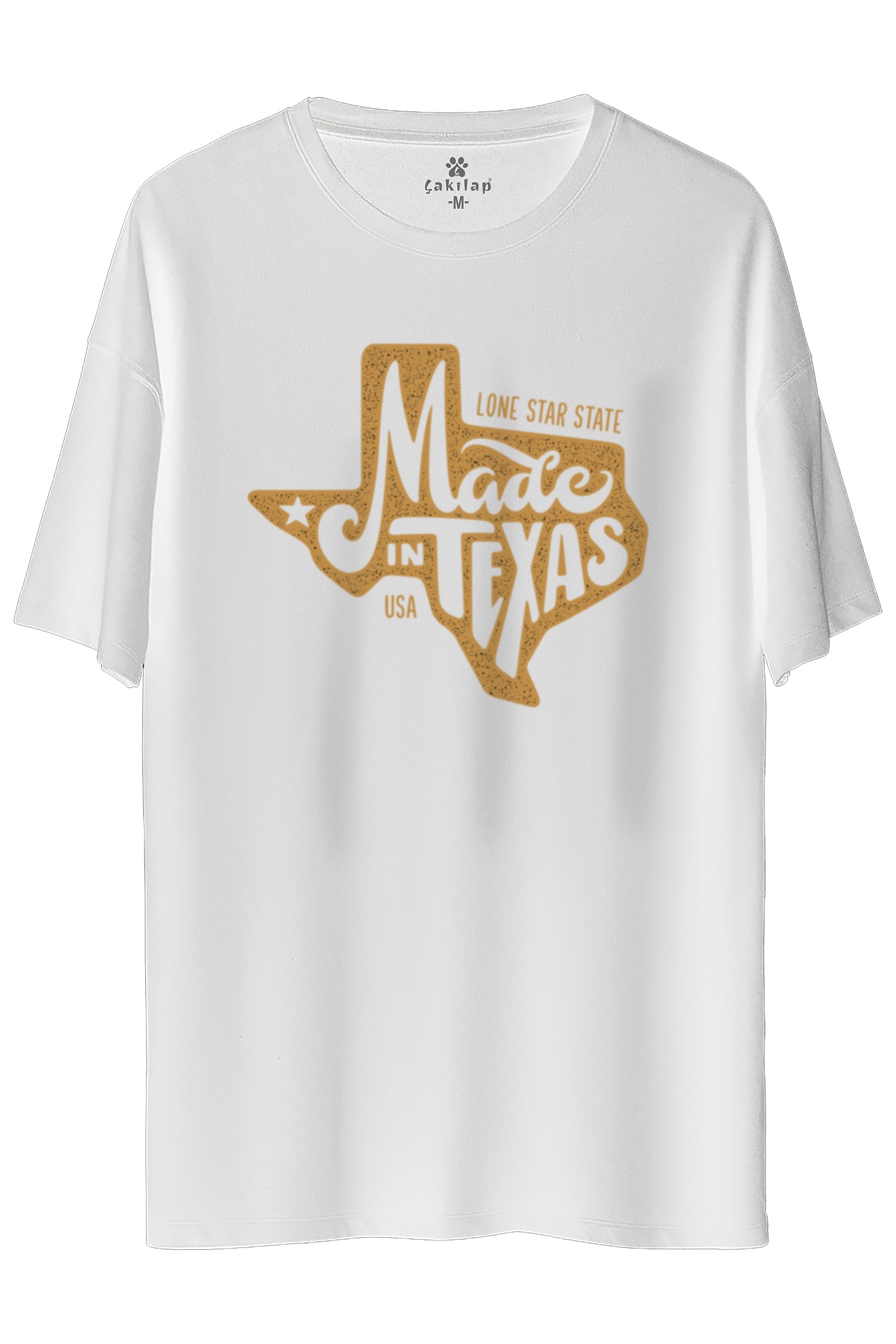 Mode İn Texas  Baskılı Oversize Tişört