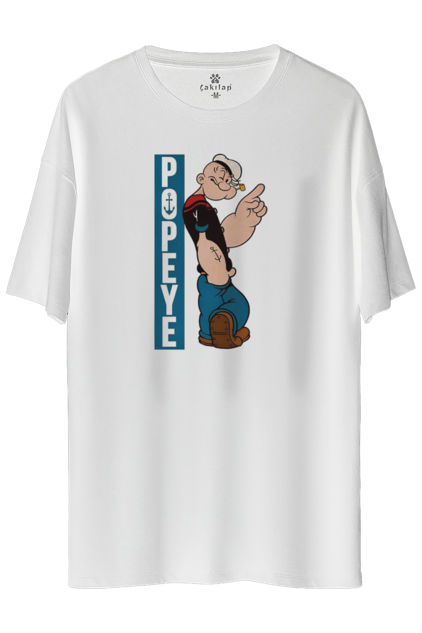 Temel Reis Baskılı Oversize Tişört