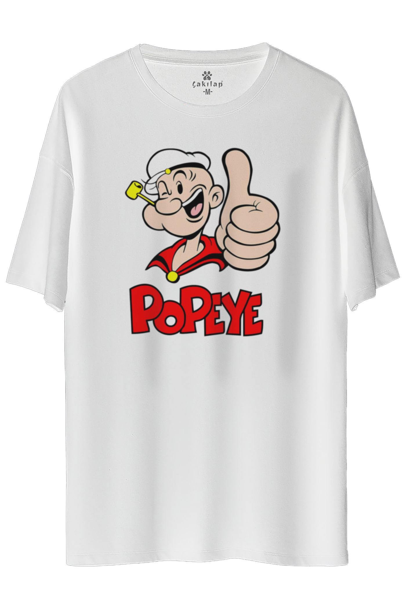 Temel Reis Baskılı Oversize Tişört