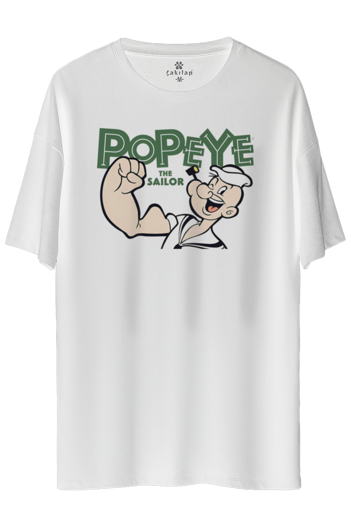 Temel Reis Baskılı Oversize Tişört