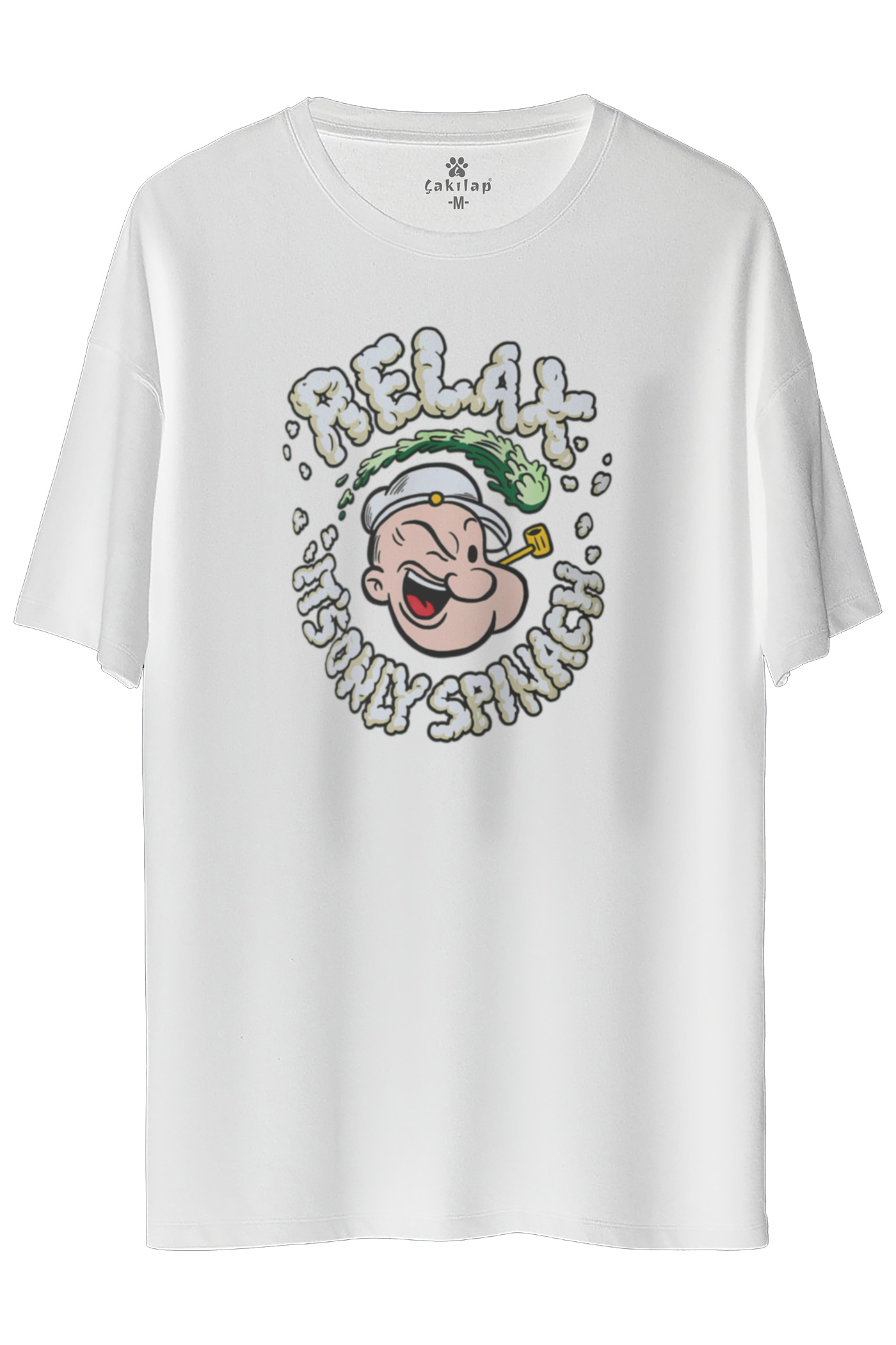 Temel Reis Baskılı Oversize Tişört