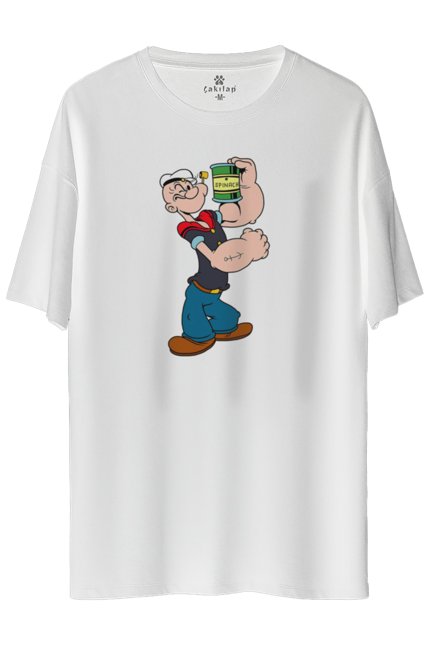 Temel Reis Baskılı Oversize Tişört