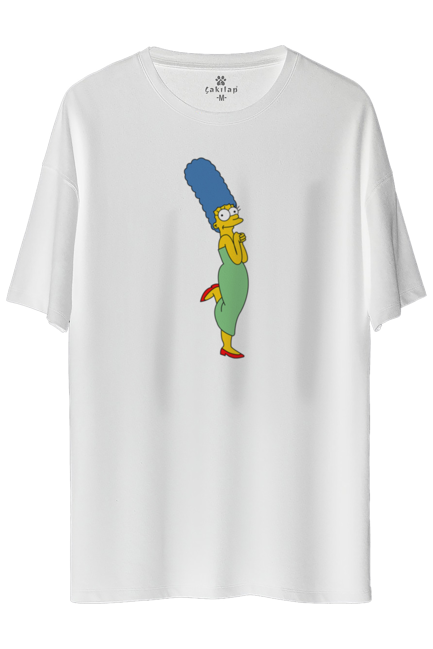Simpsons Baskılı Oversize Tişört