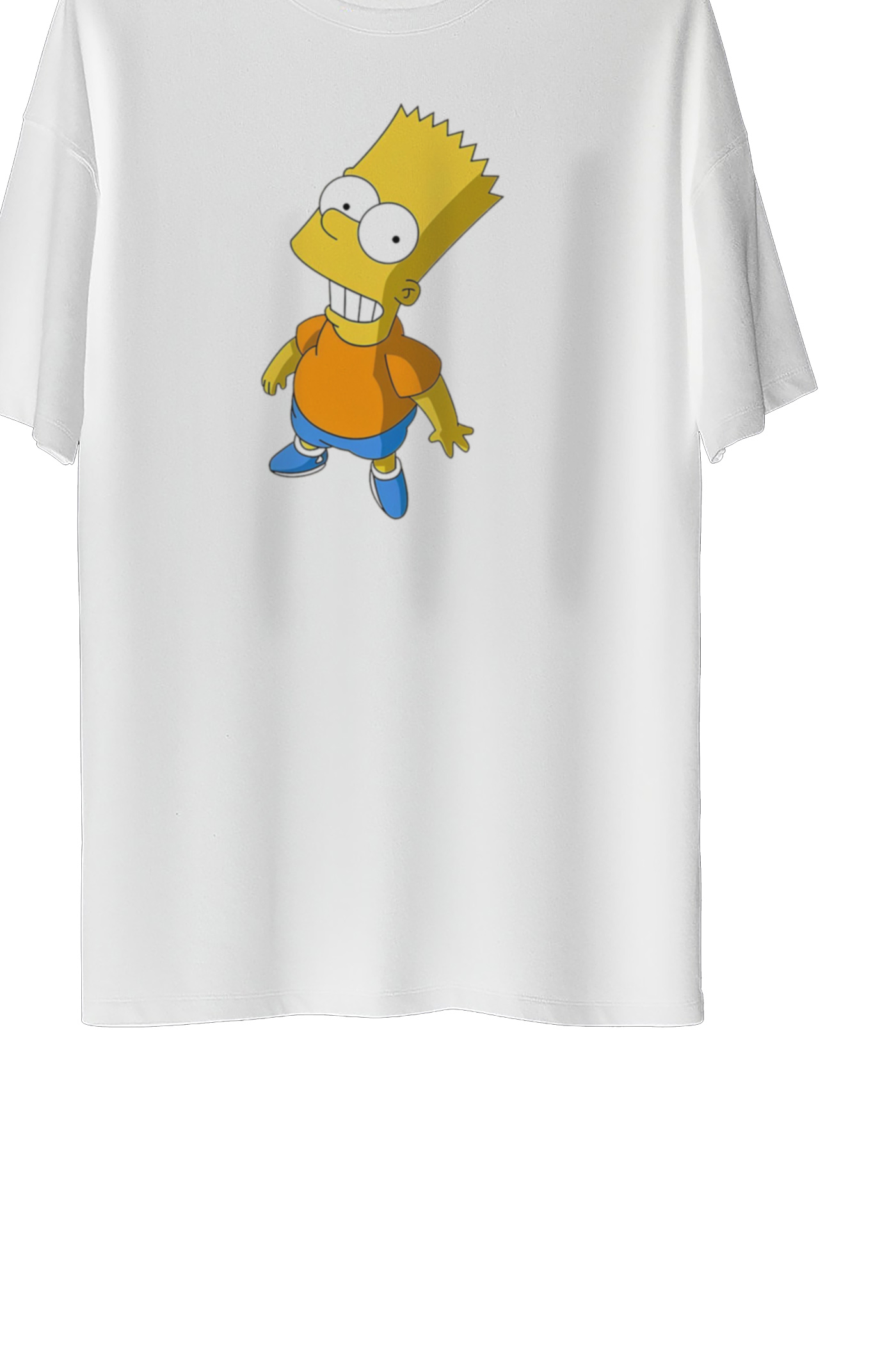 Simpsons Baskılı Oversize Tişört