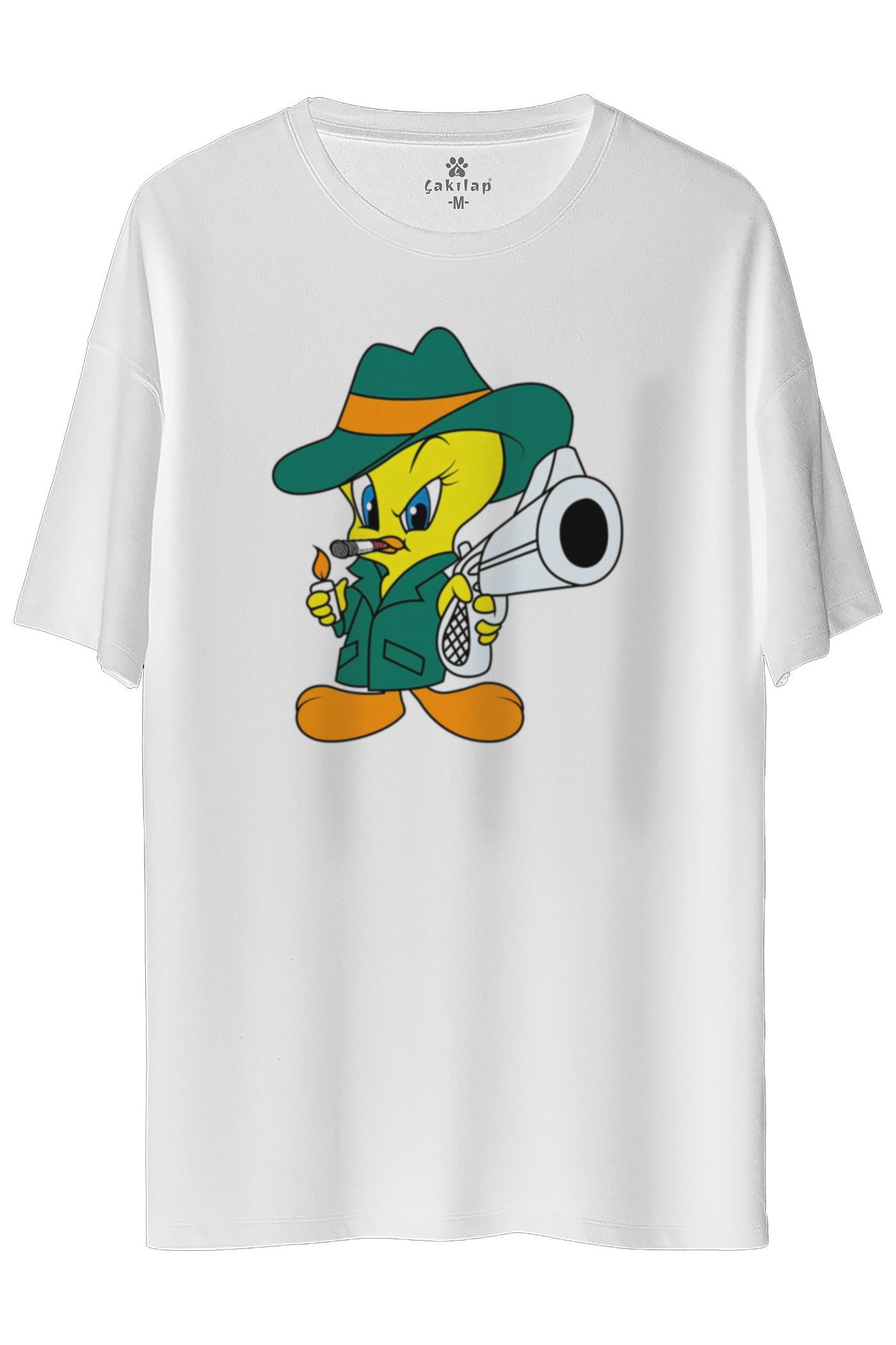 Tweety Baskılı Oversize Tişört