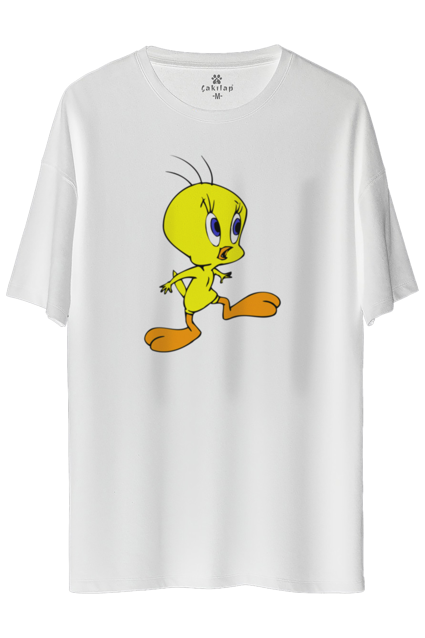Tweety Baskılı Oversize Tişört