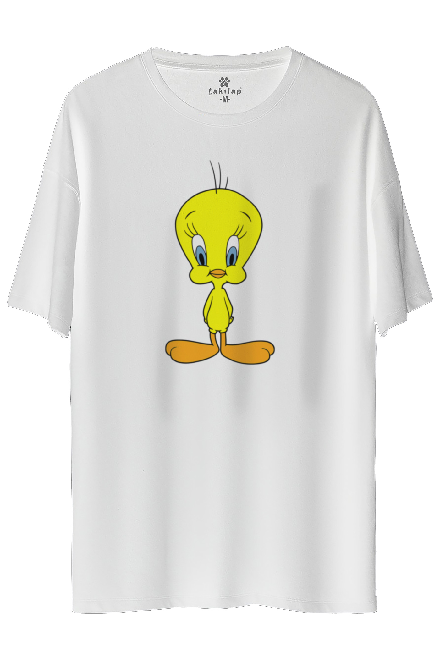 Tweety Baskılı Oversize Tişört