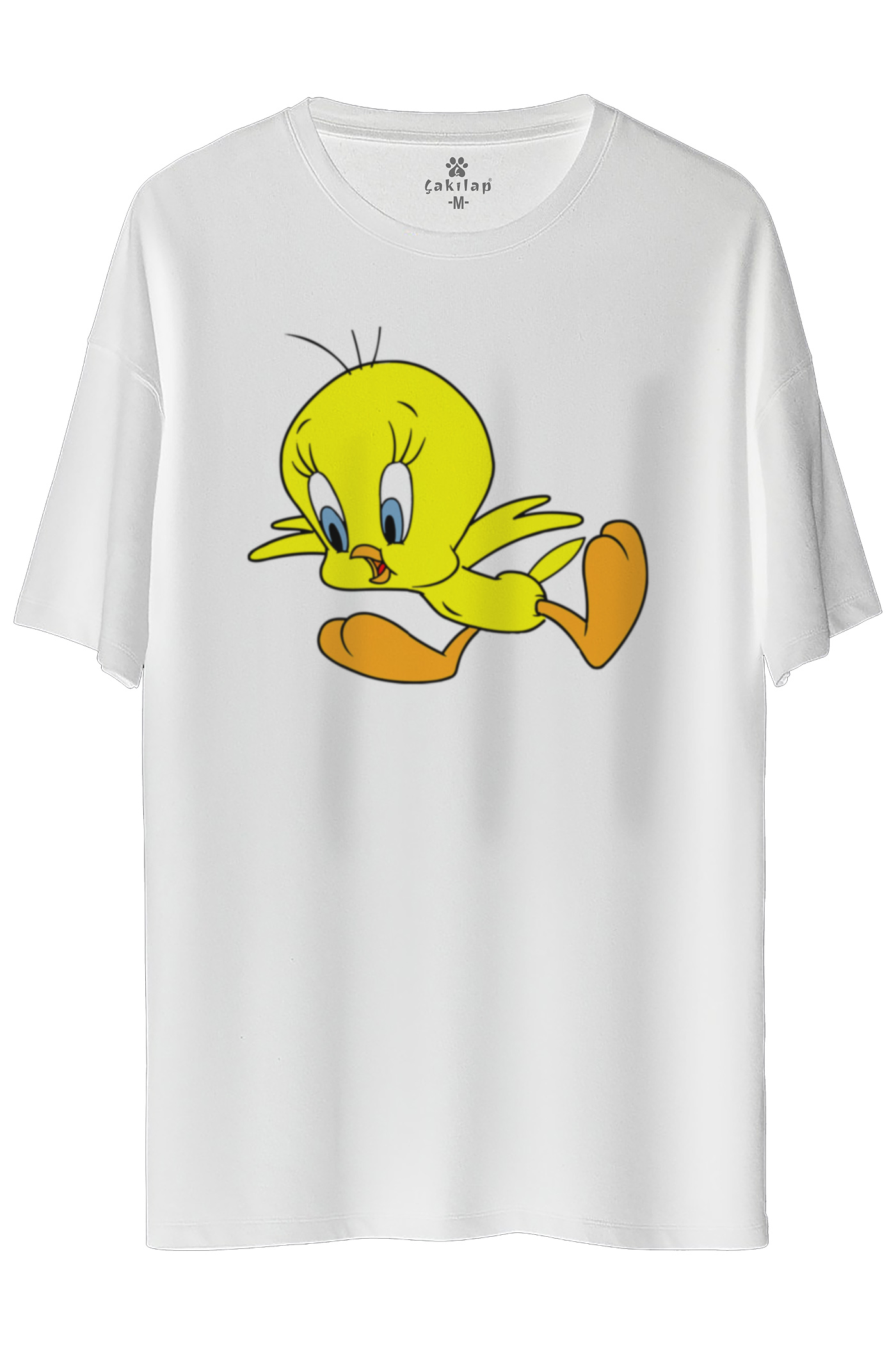 Tweety Baskılı Oversize Tişört