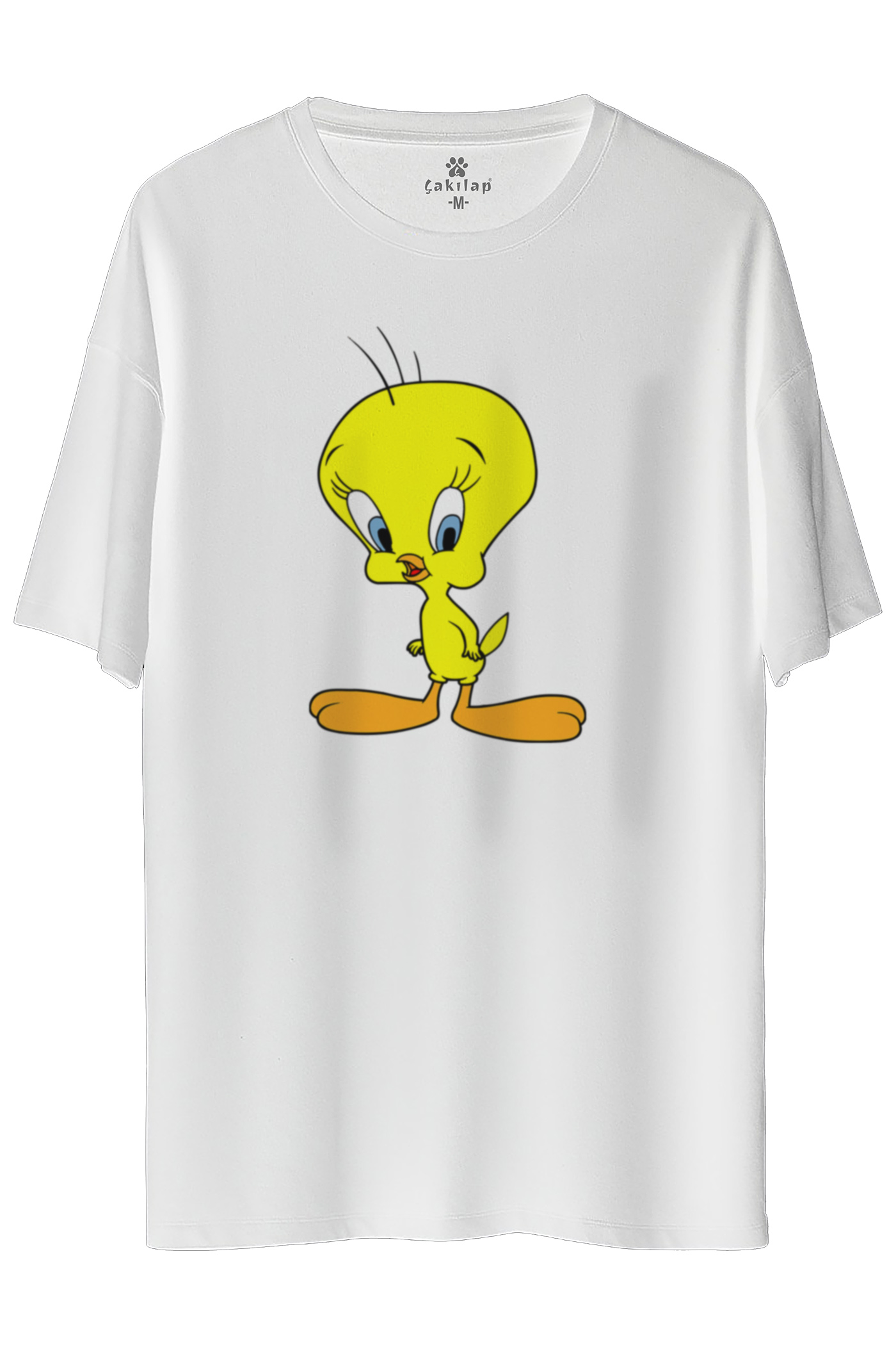 Tweety Baskılı Oversize Tişört