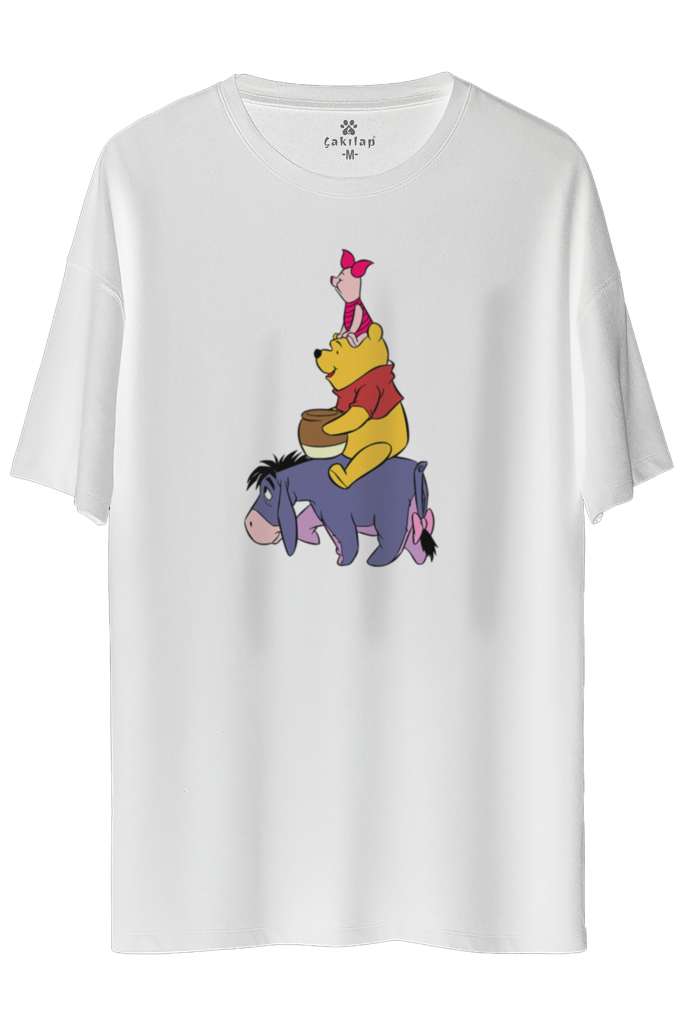 Eeyore Baskılı Oversize Tişört