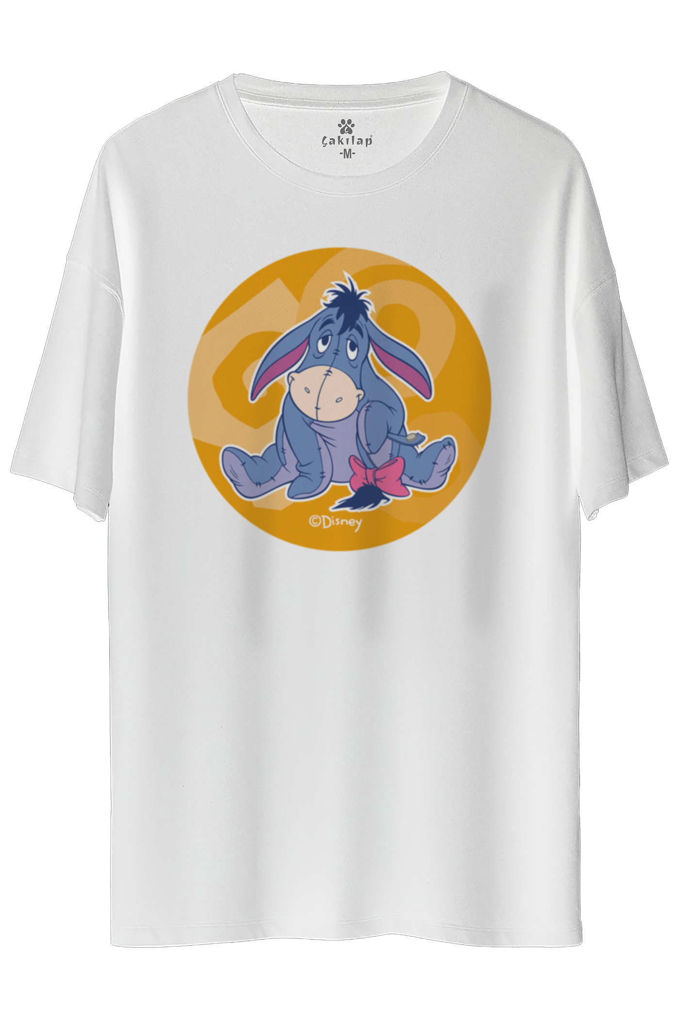 Eeyore Baskılı Oversize Tişört