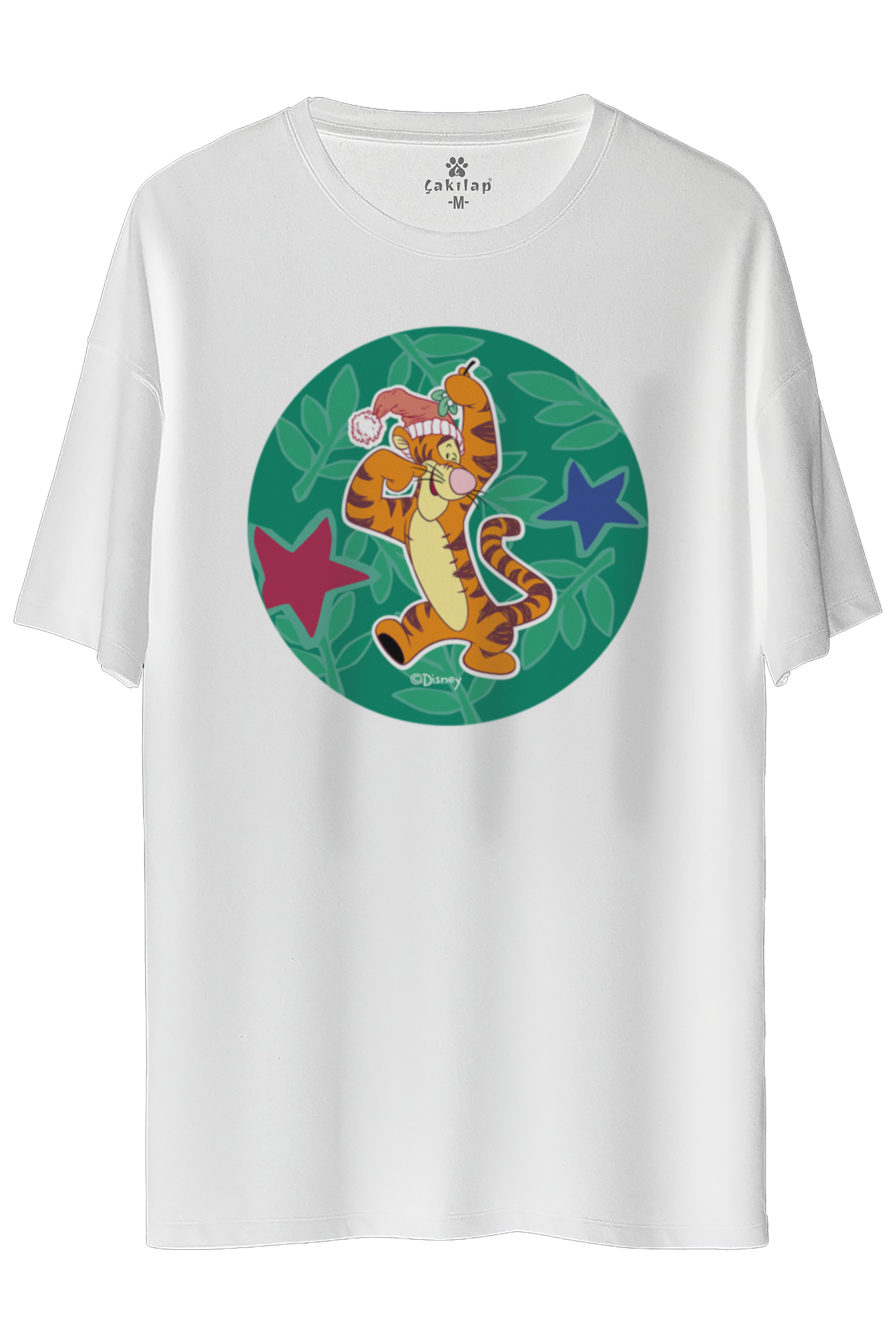 Tigger Baskılı Oversize Tişört