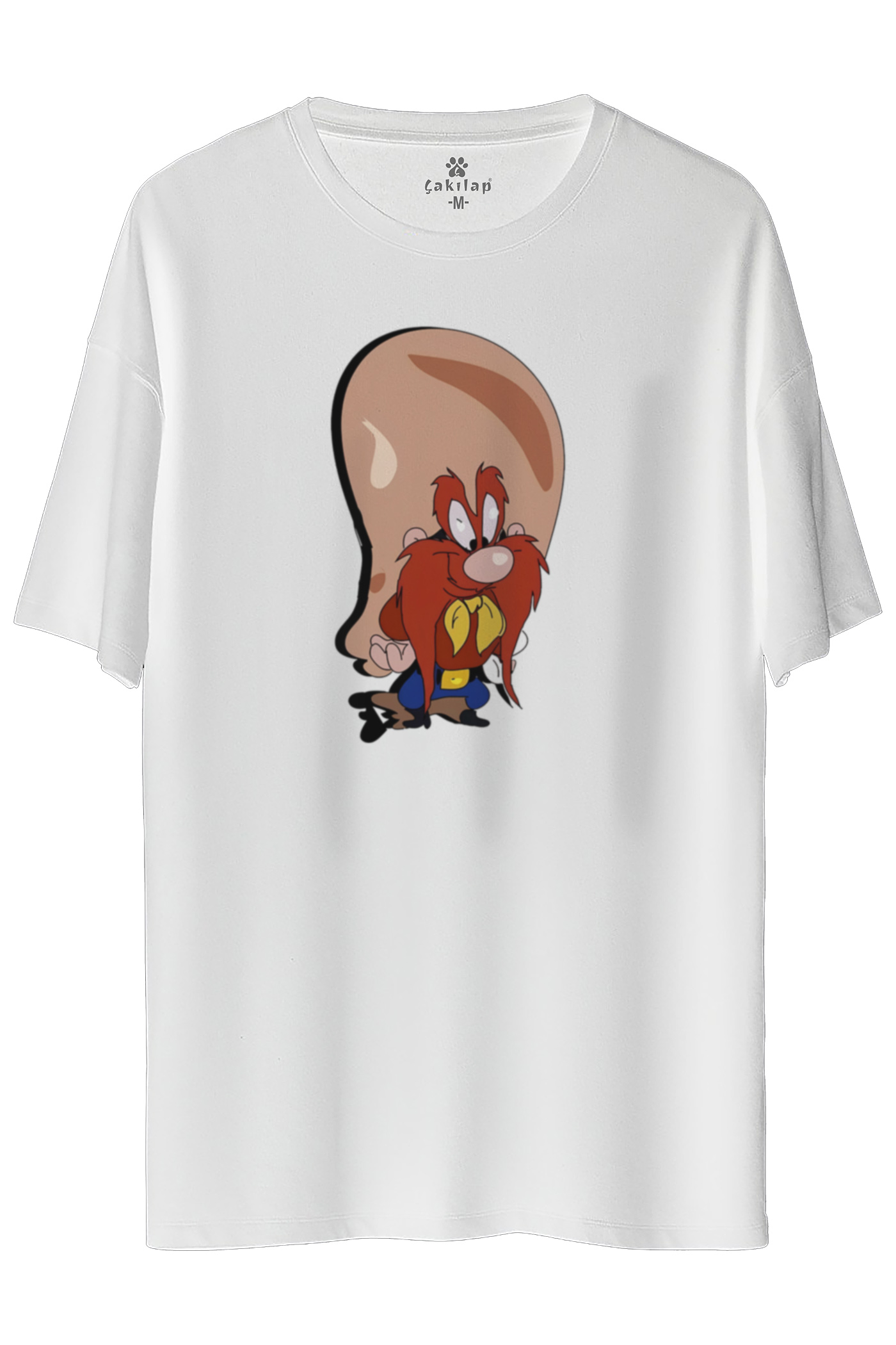 Yosemite Sam Baskılı Oversize Tişört