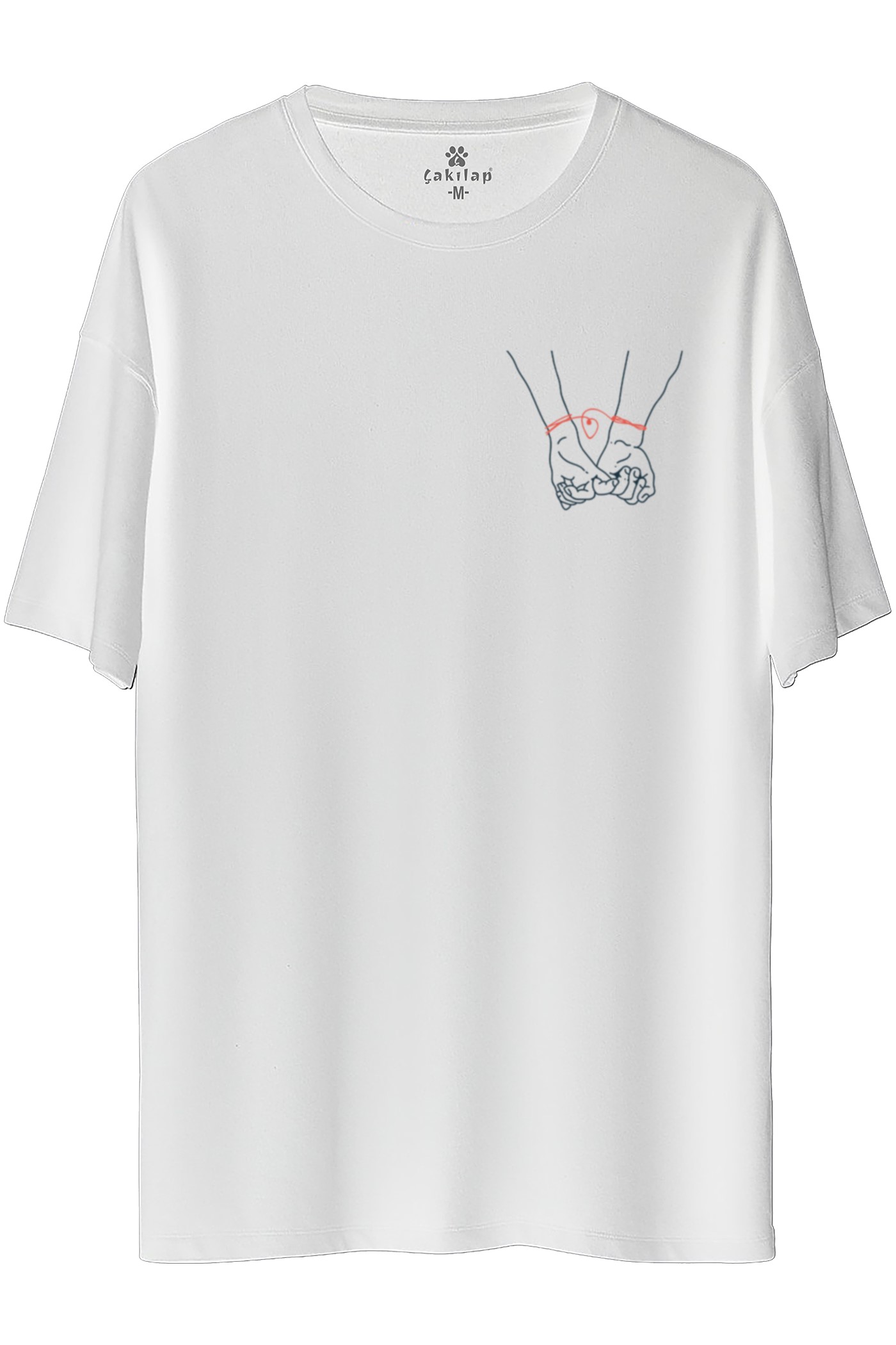 Retro Baskılı Oversize Tişört